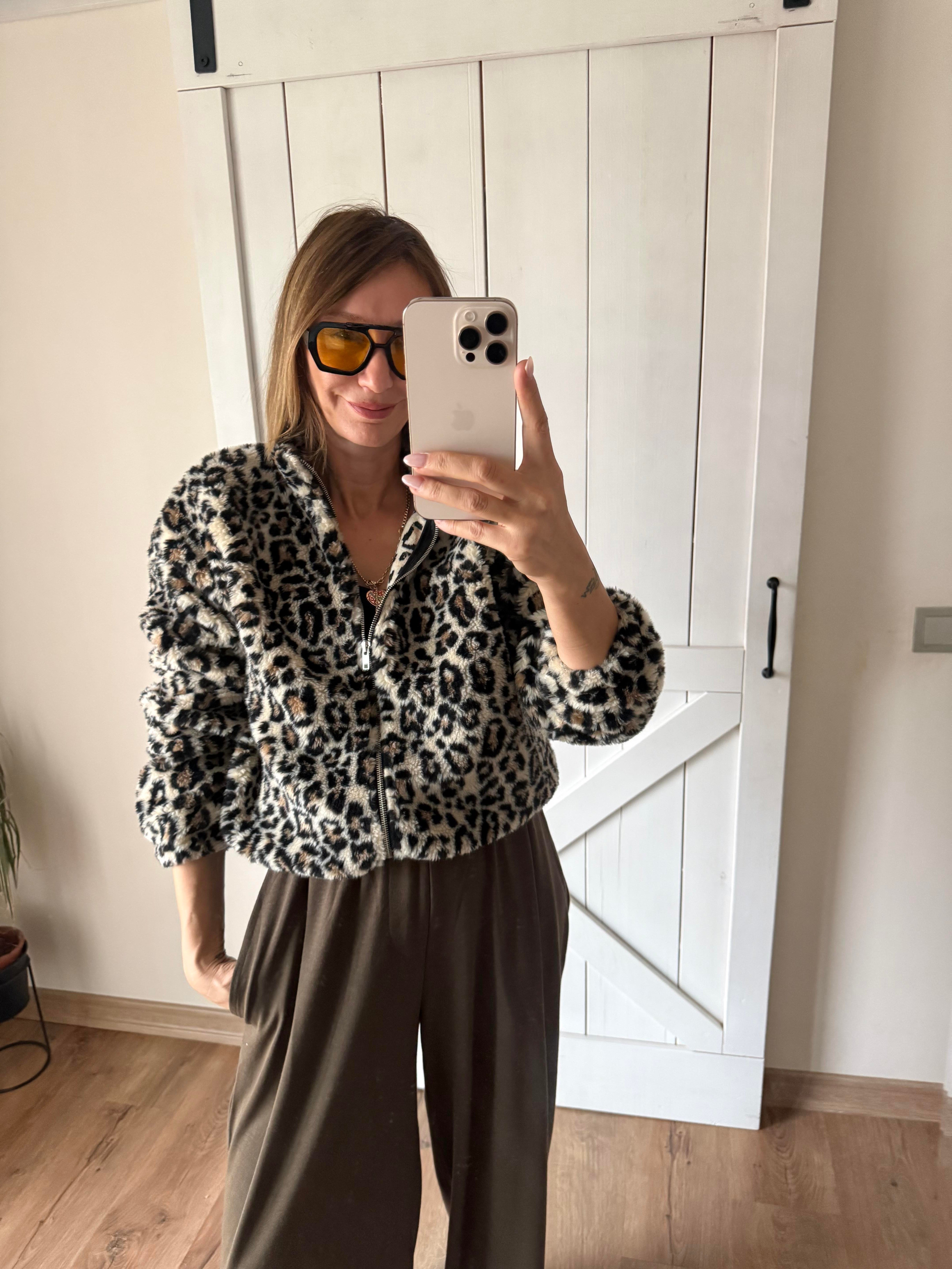 Leopar Asos Peluş Mont