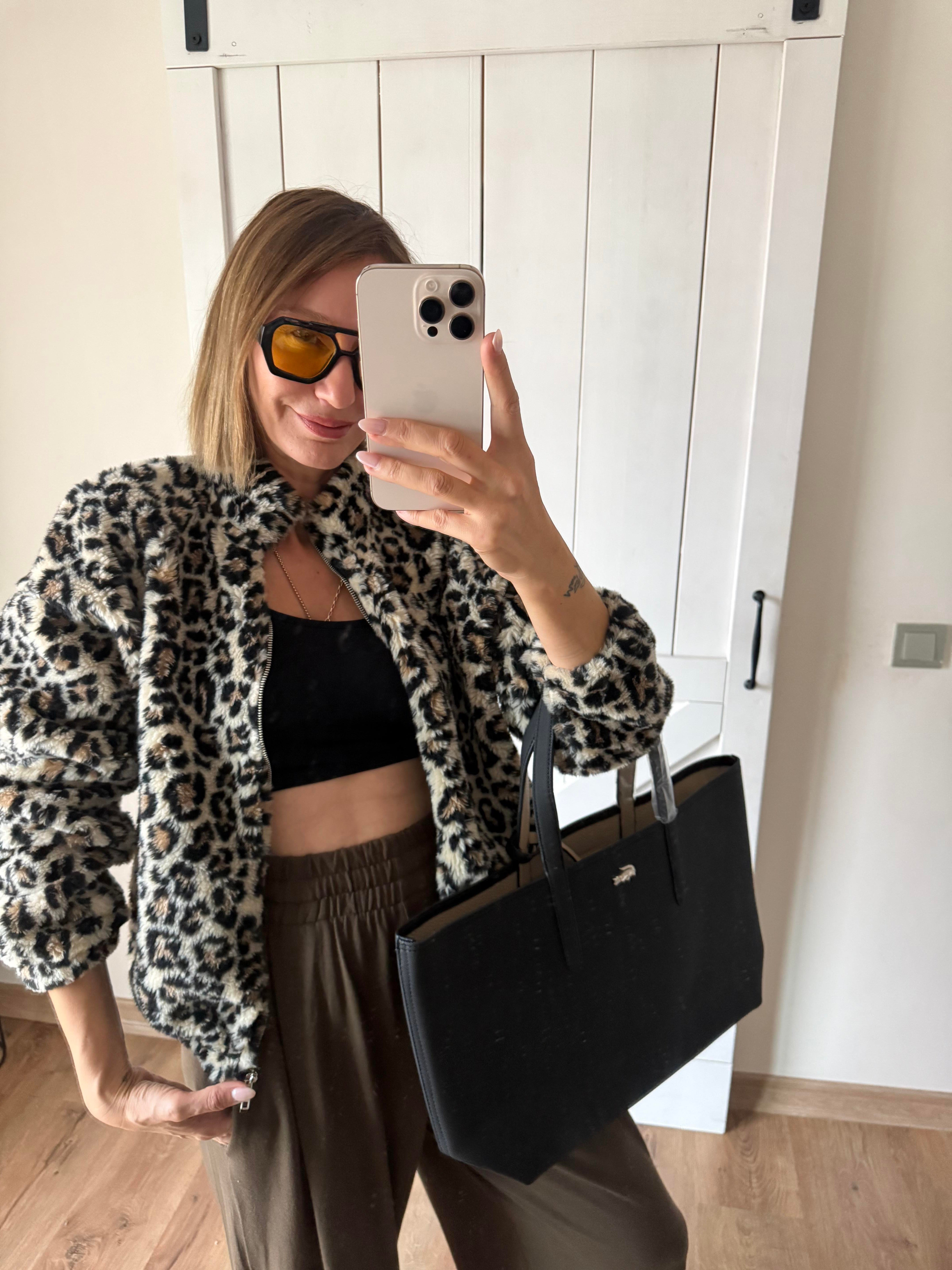 Leopar Asos Peluş Mont