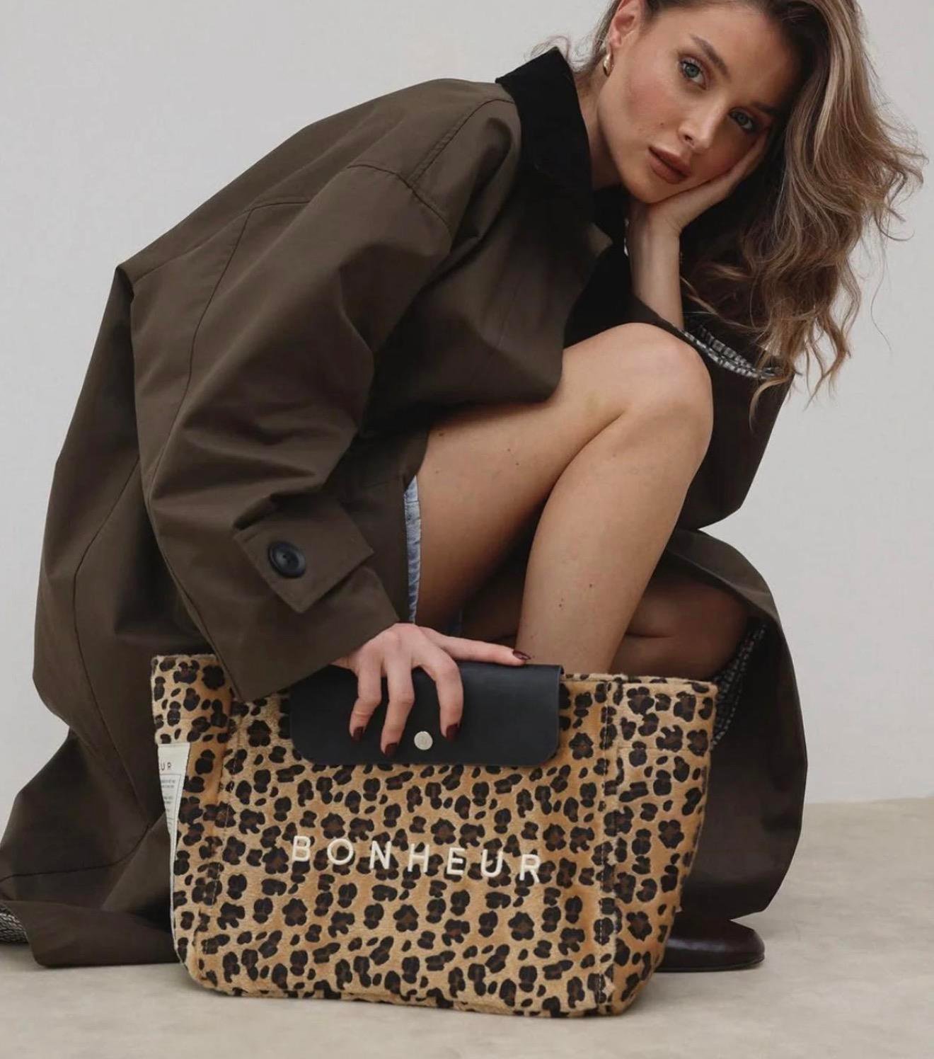 Leopar Kapaklı Bag