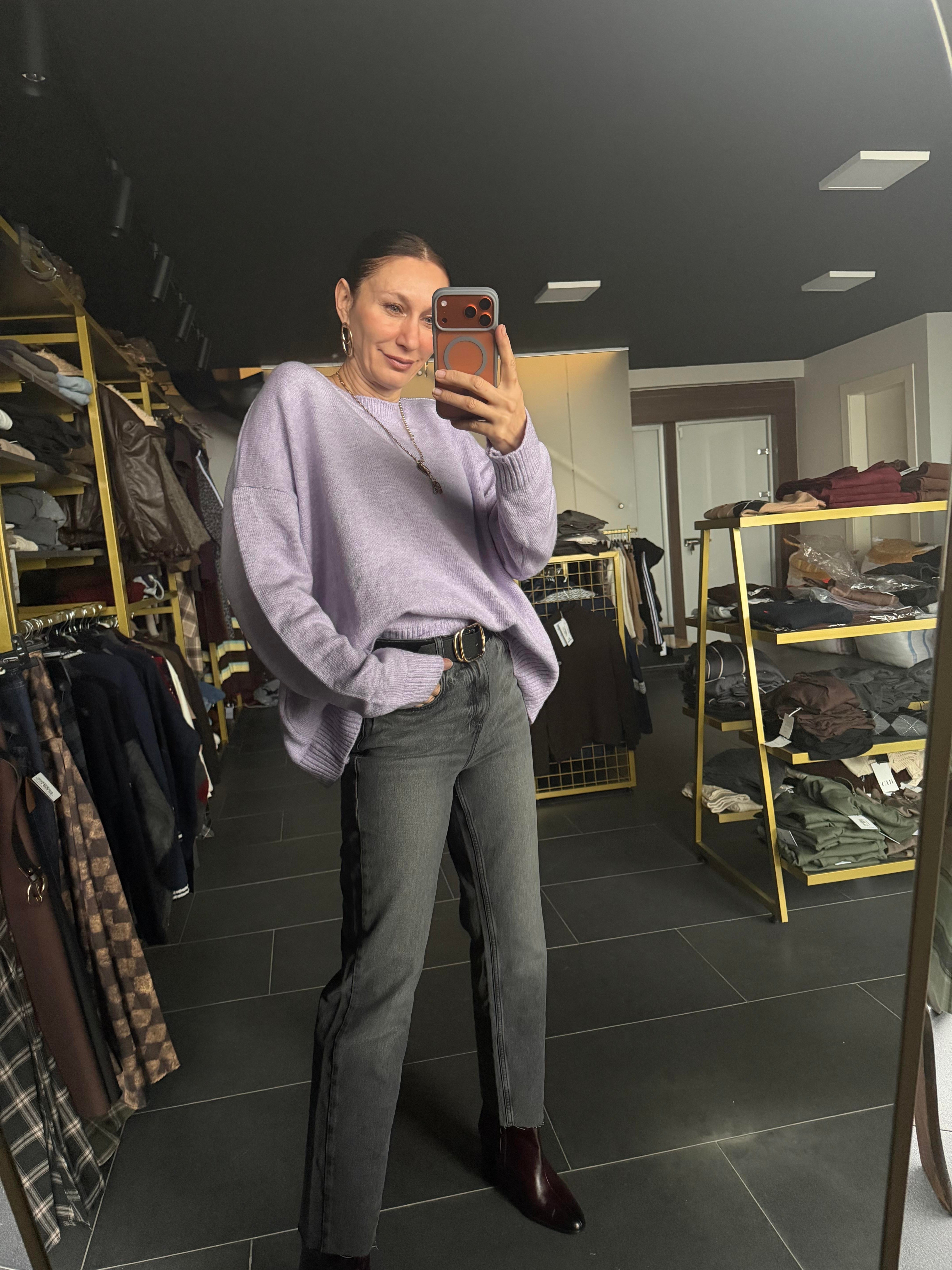 Lila Basic Salaş Kazak