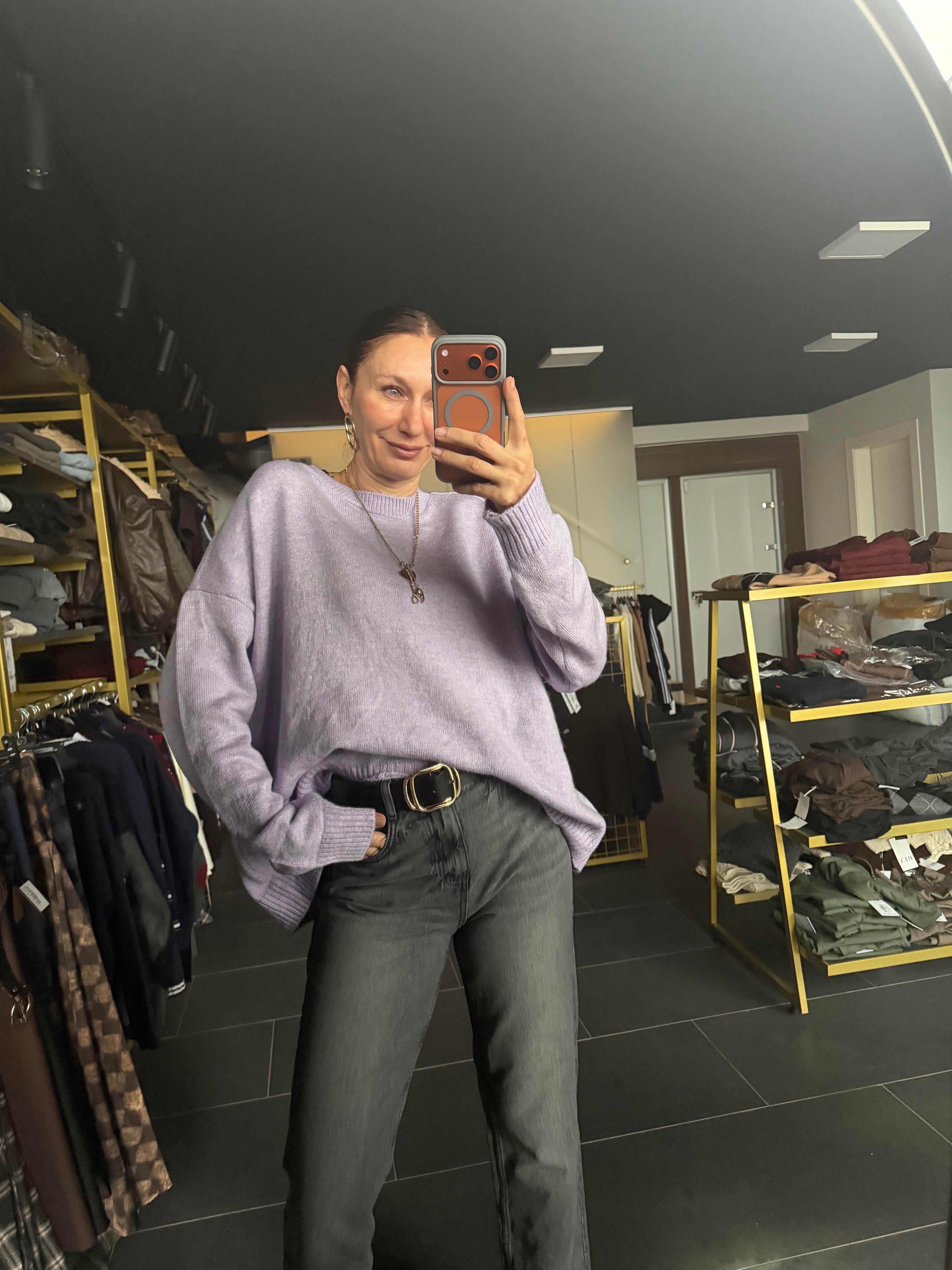 Lila Basic Salaş Kazak