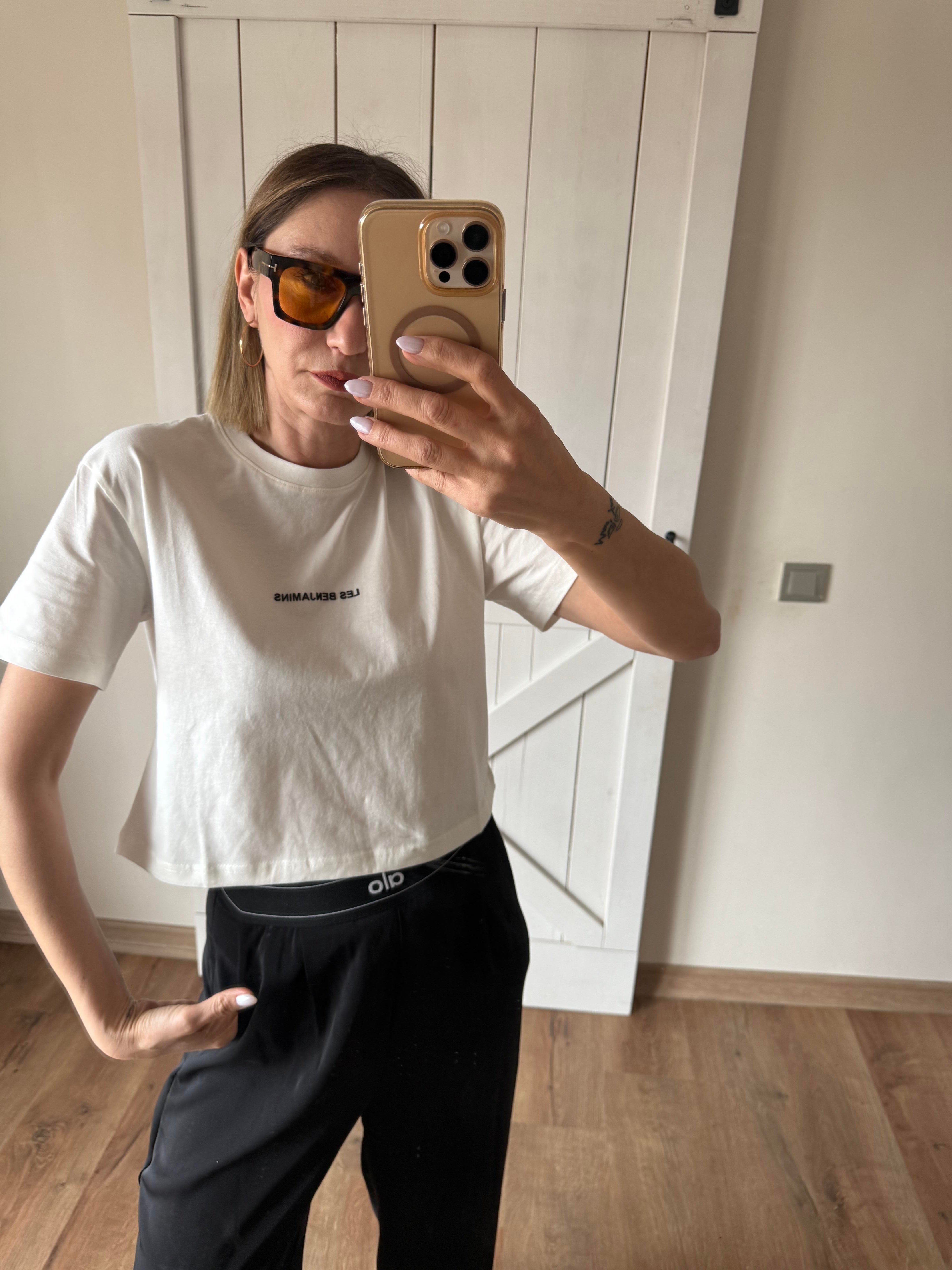 Logo Baskılı Kemik Tshirt