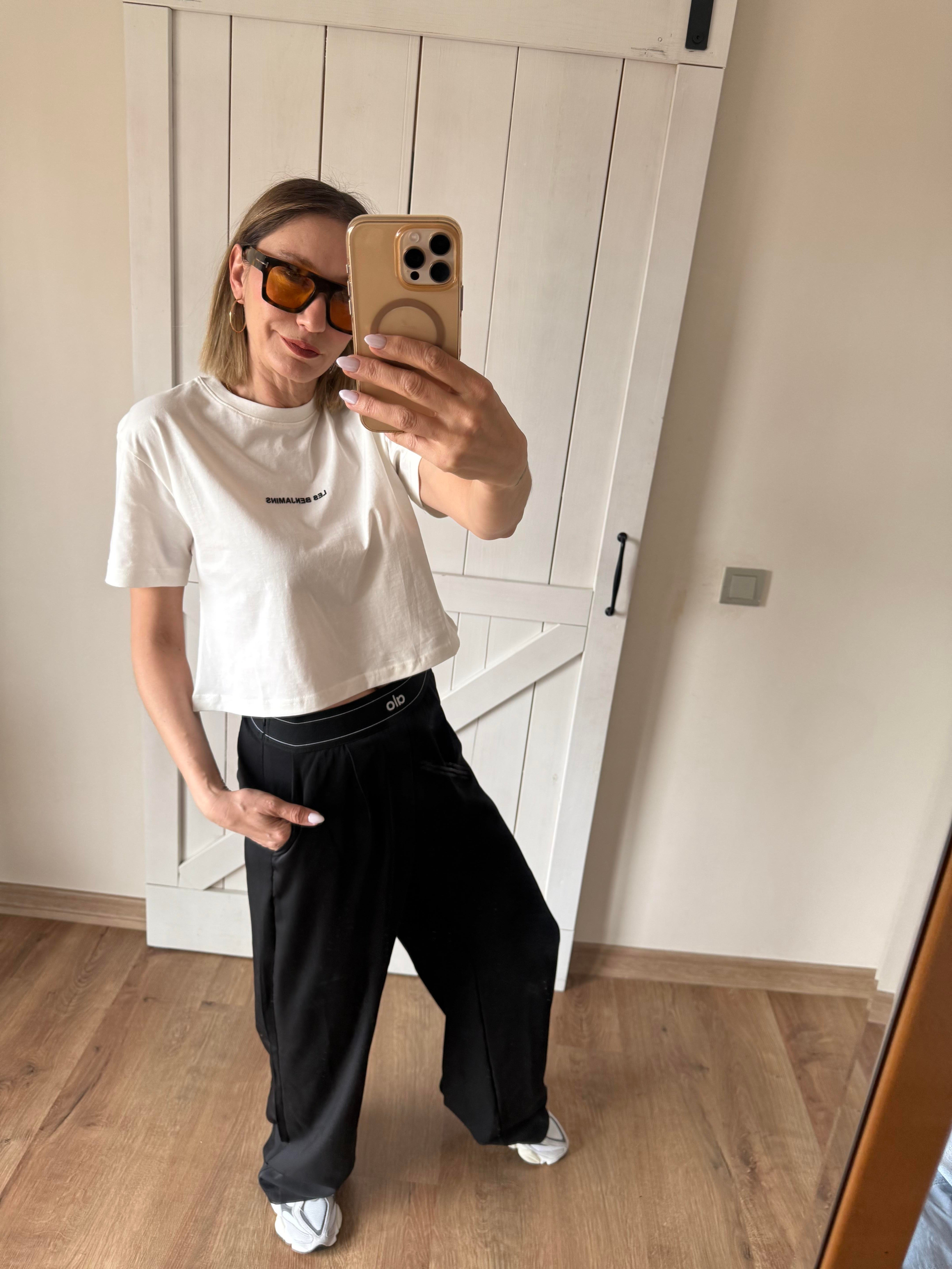 Logo Baskılı Kemik Tshirt