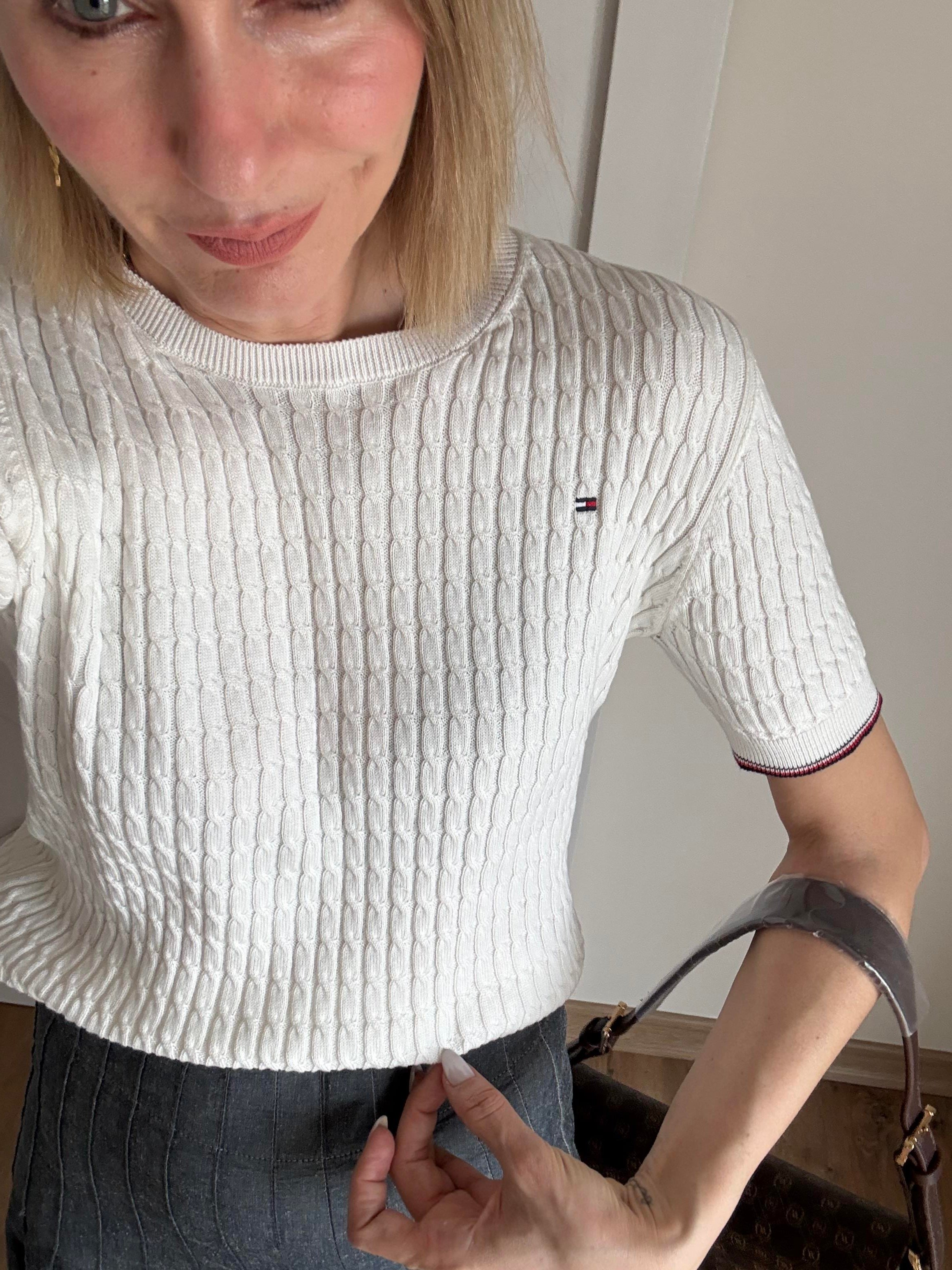 Logo İşlemeli Triko Tshirt