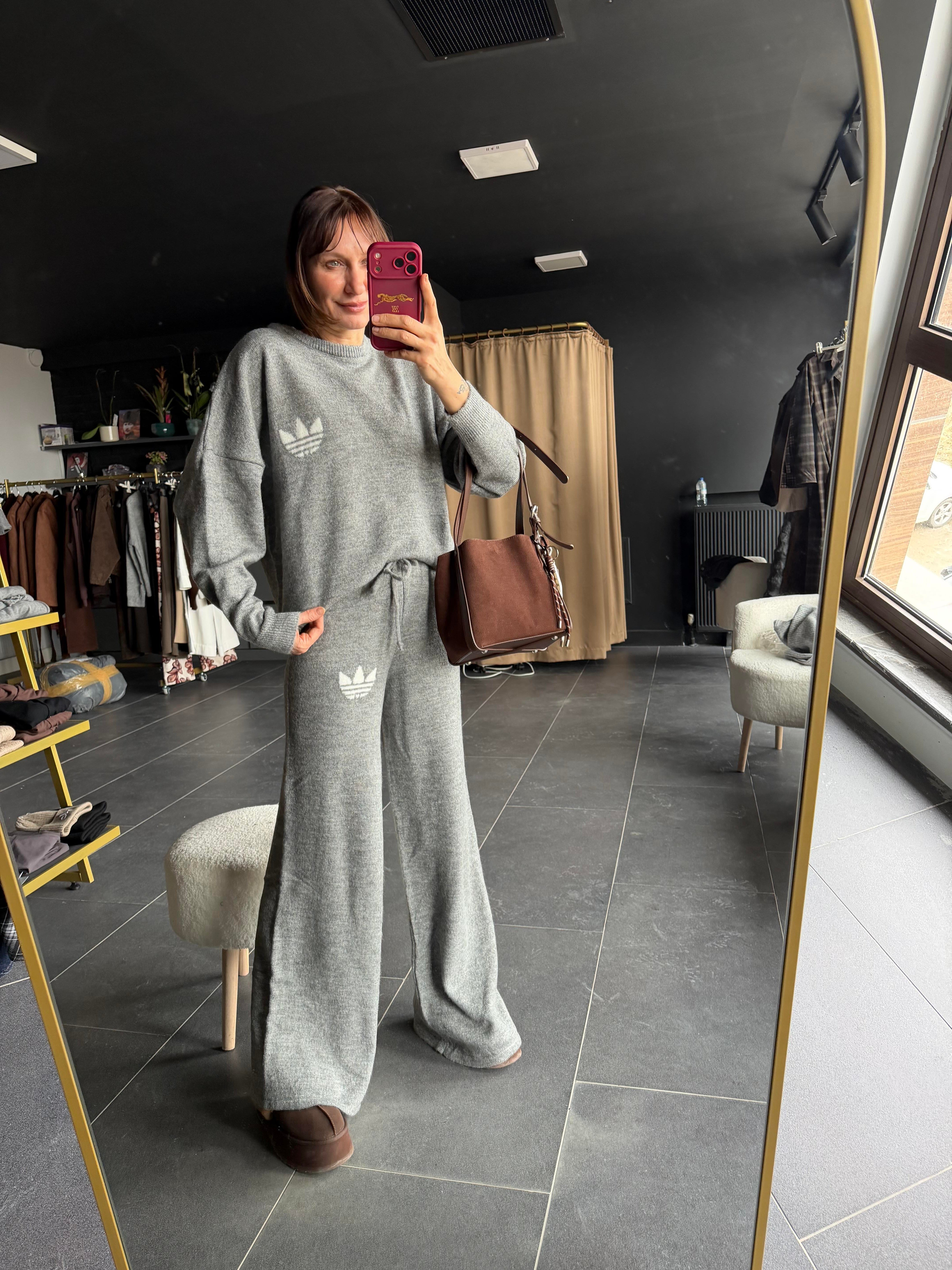 Logolo Gri Triko Takım