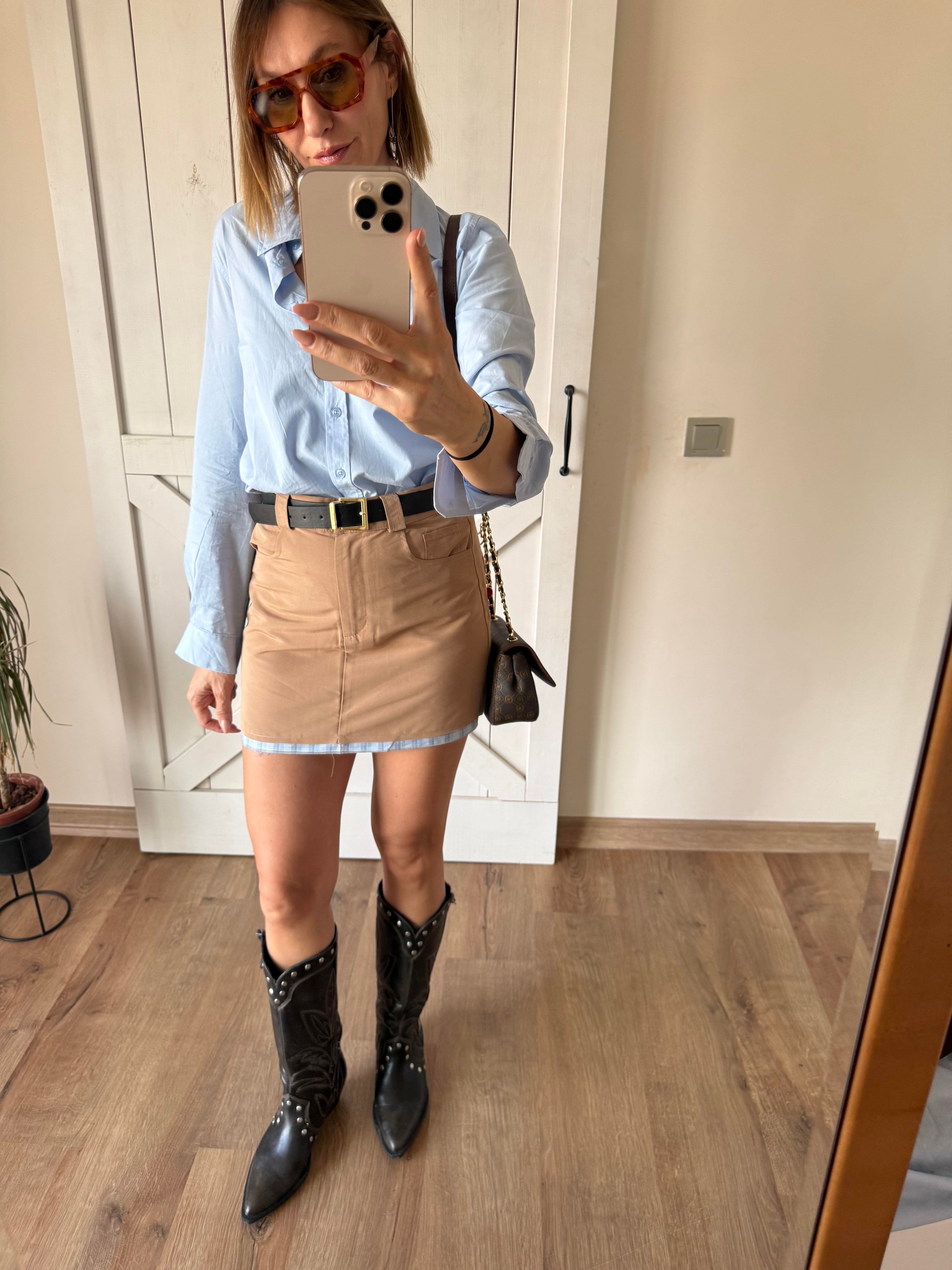 Luxury Kemerli Mini Etek Miyy