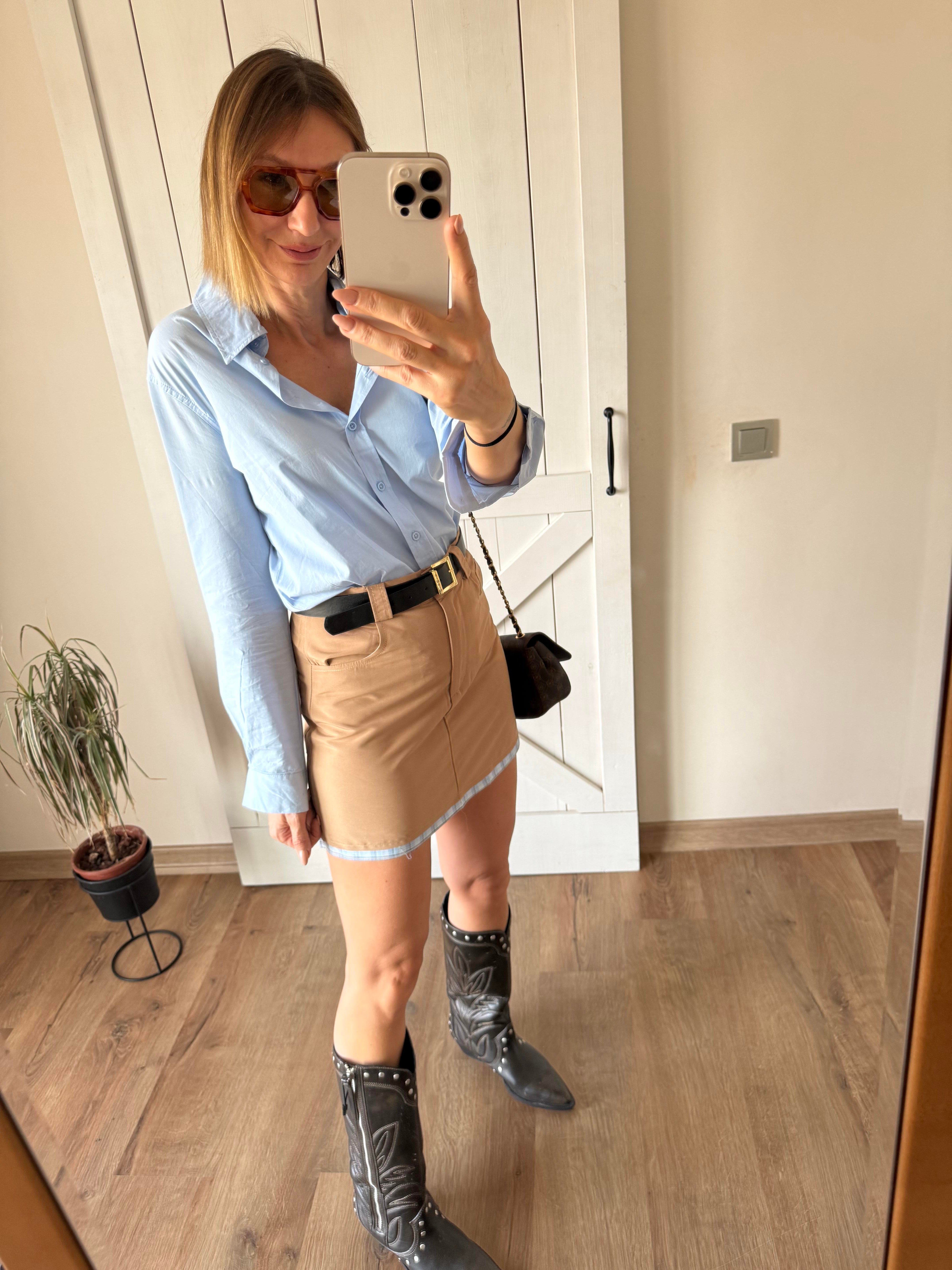 Luxury Kemerli Mini Etek Miyy