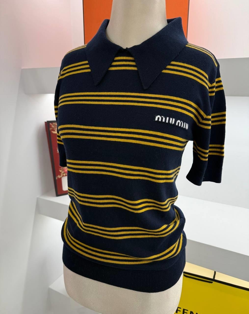 Luxury Pre Laci Çizgili Polo Yaka