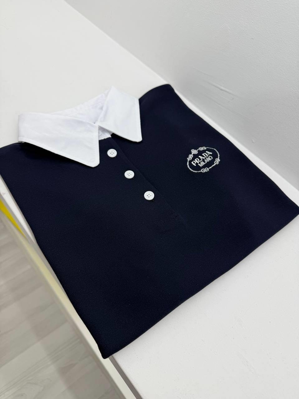 Luxury Premium Laci Polo Yaka Crop Tshirt