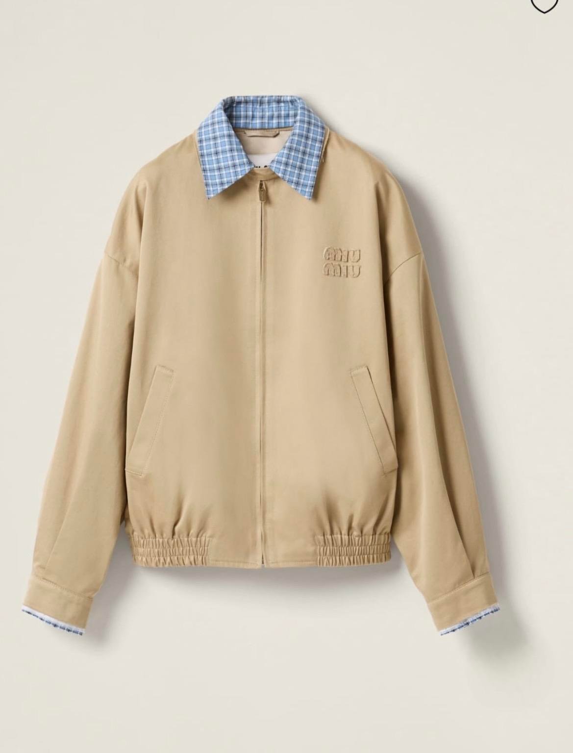 Luxury Yaka Ekose Detaylı Mont