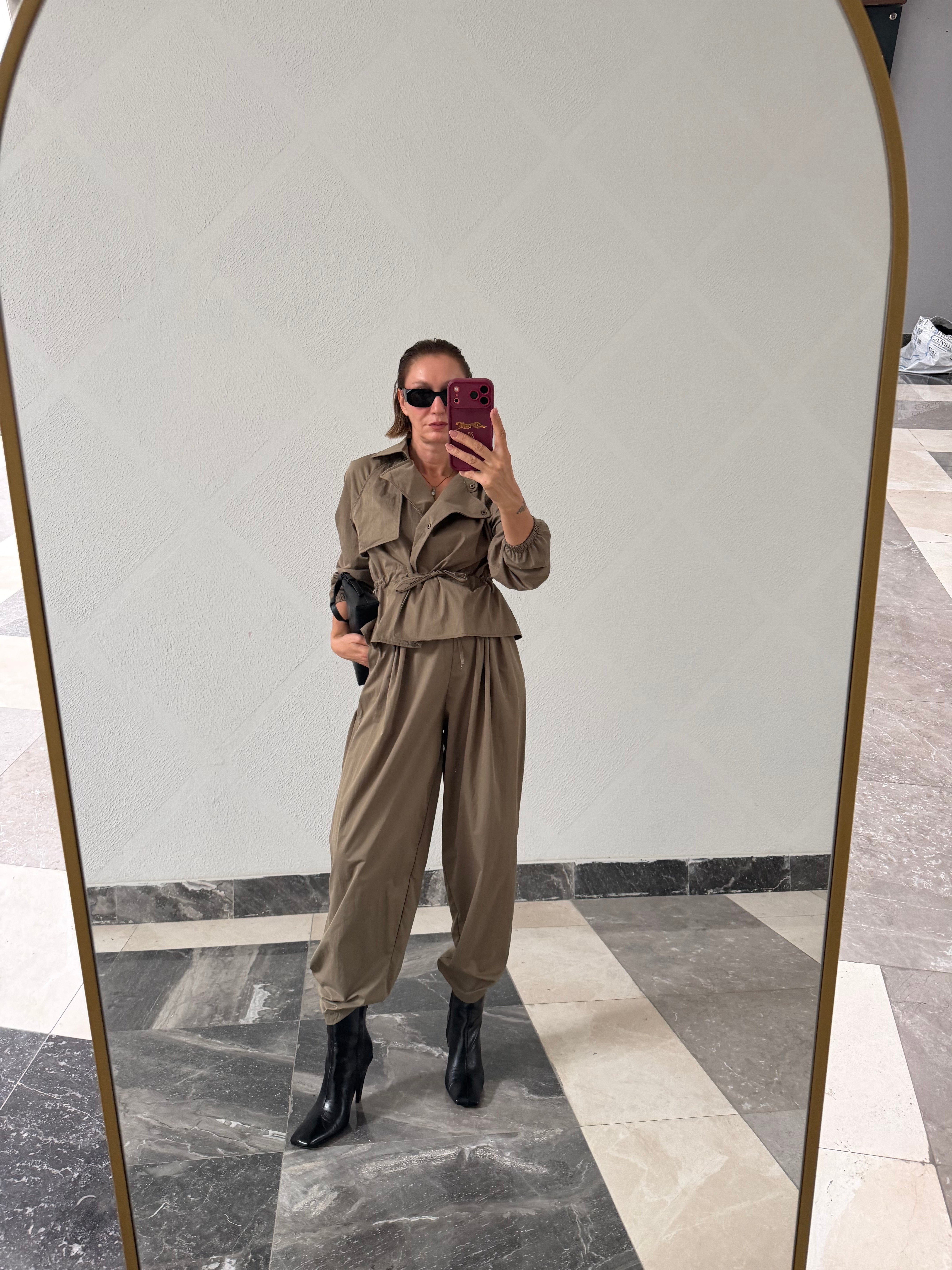 Marka Model Haki Beli Lastikli Üst Alt Takım