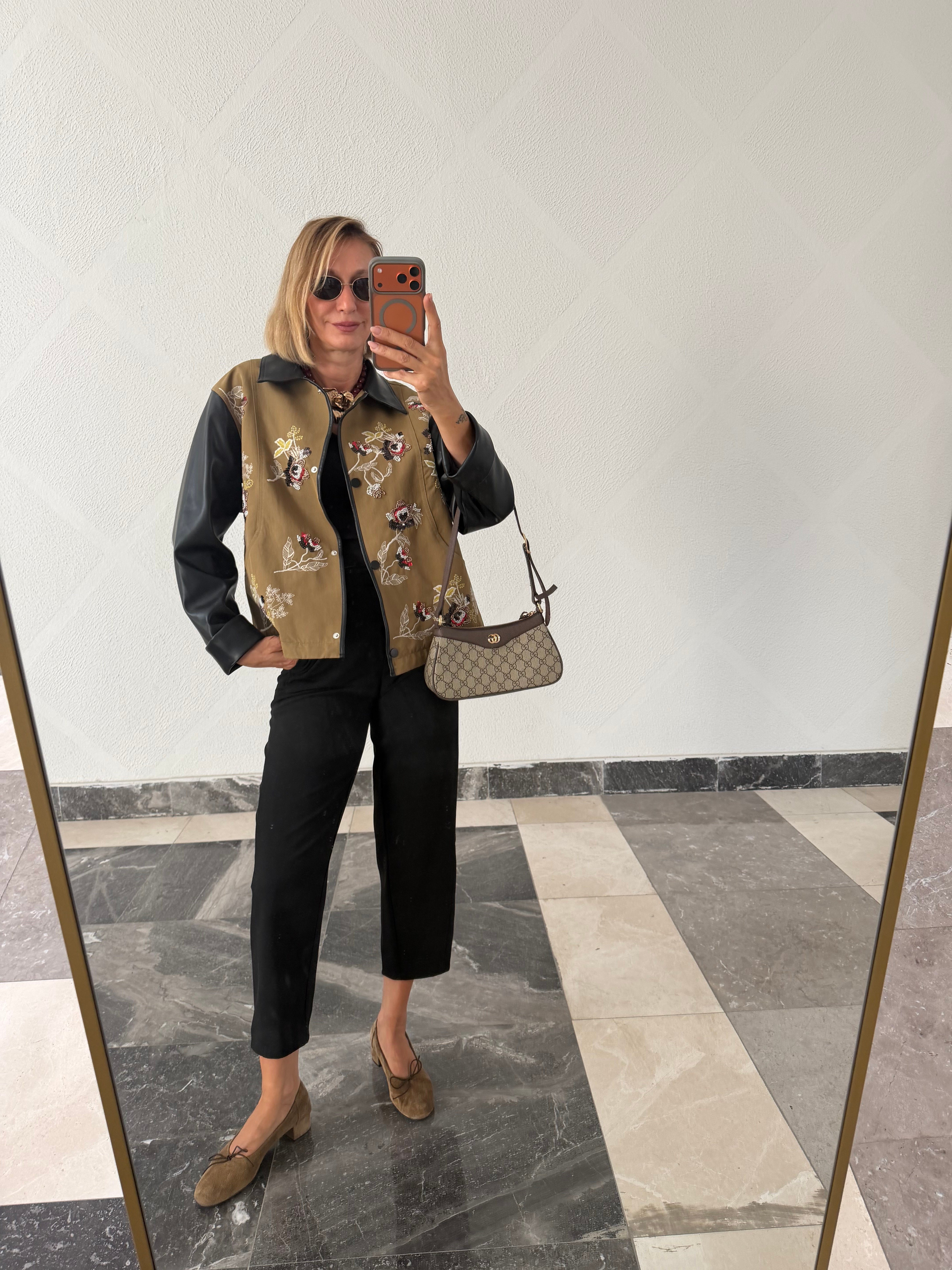 Marka Model Mix Payetli Gömlek Ceket 
