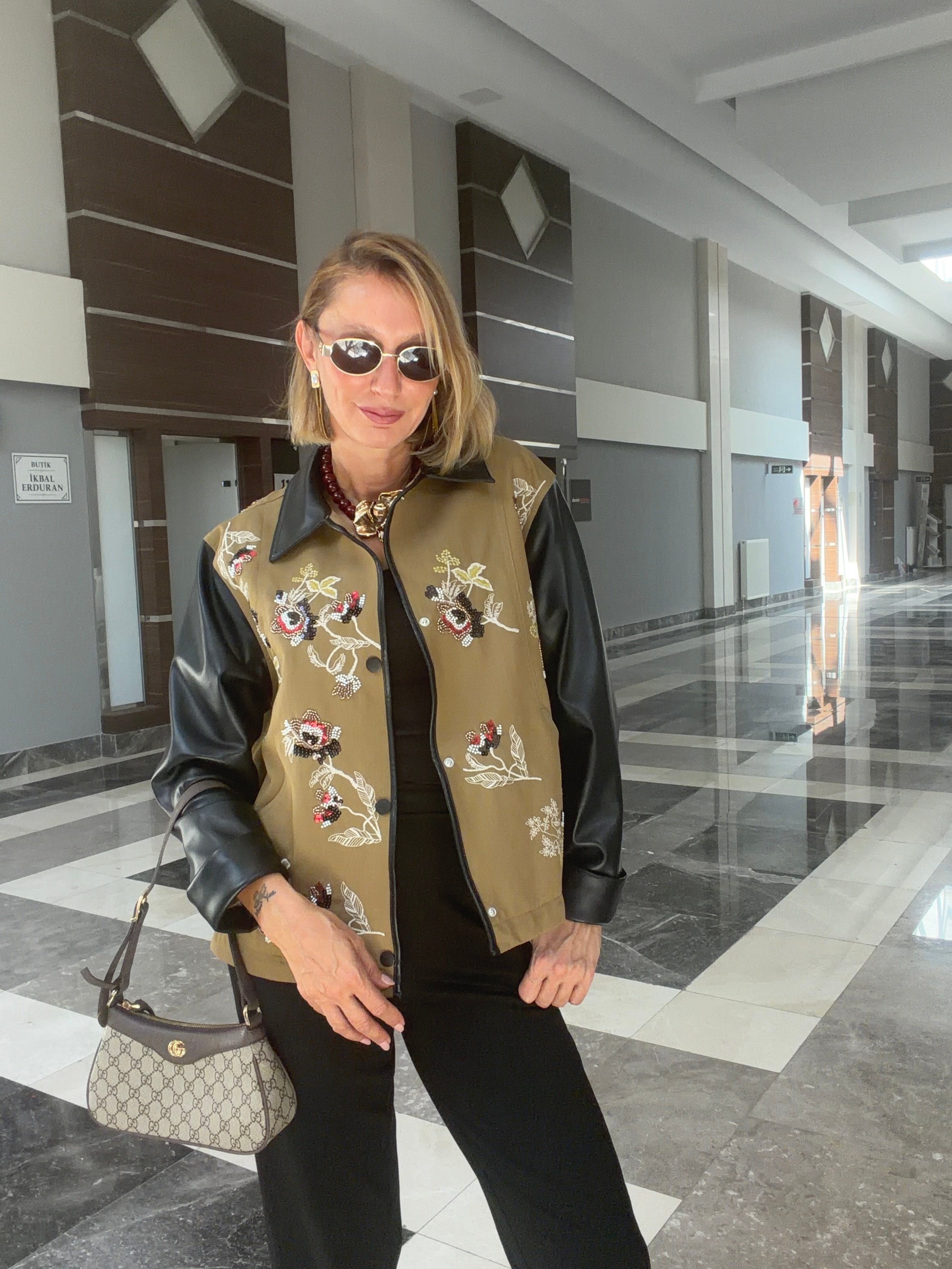 Marka Model Mix Payetli Gömlek Ceket 