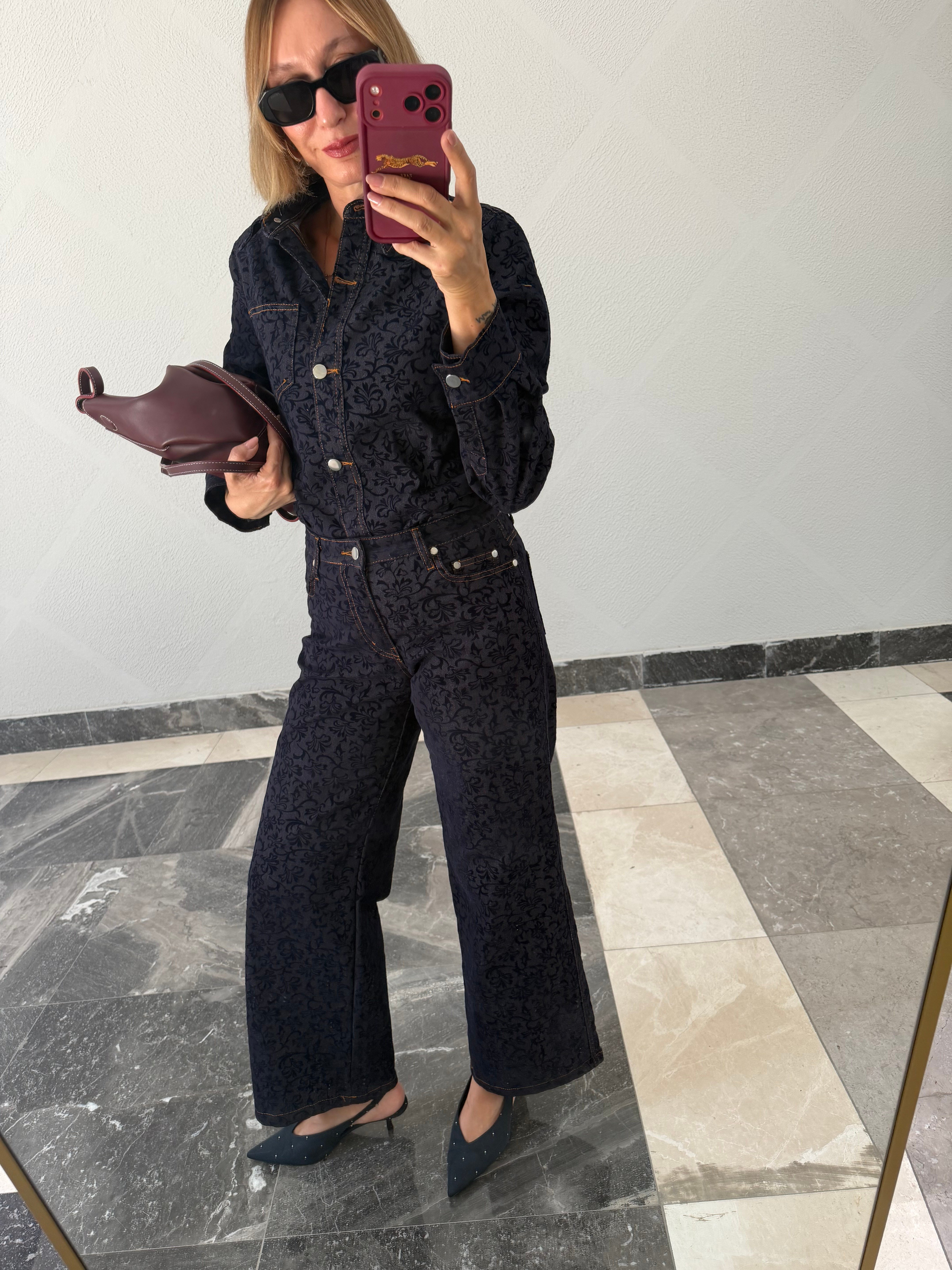 Marka Model Premium Barok Model Gömlek Pantolon Takım