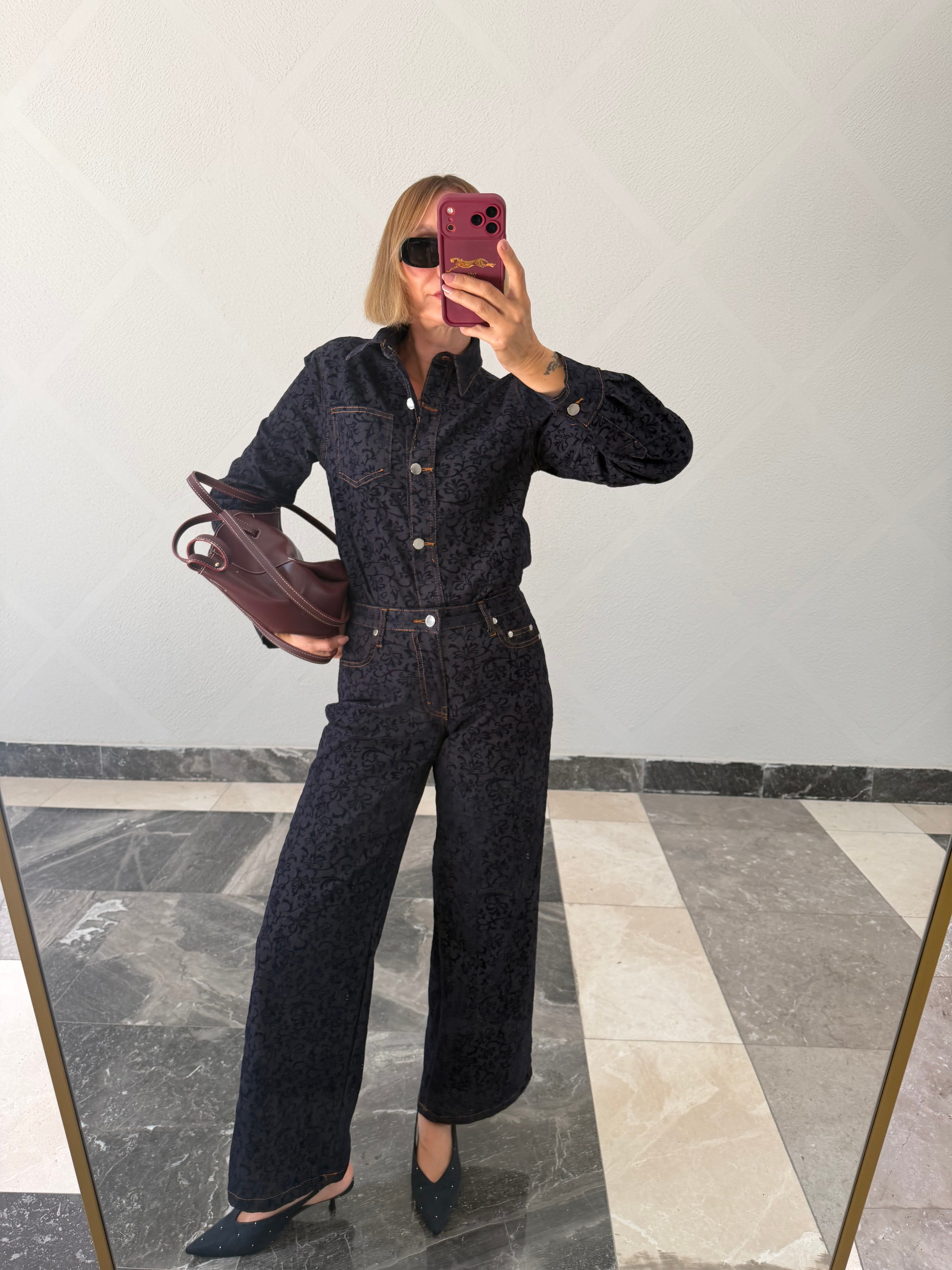 Marka Model Premium Barok Model Gömlek Pantolon Takım