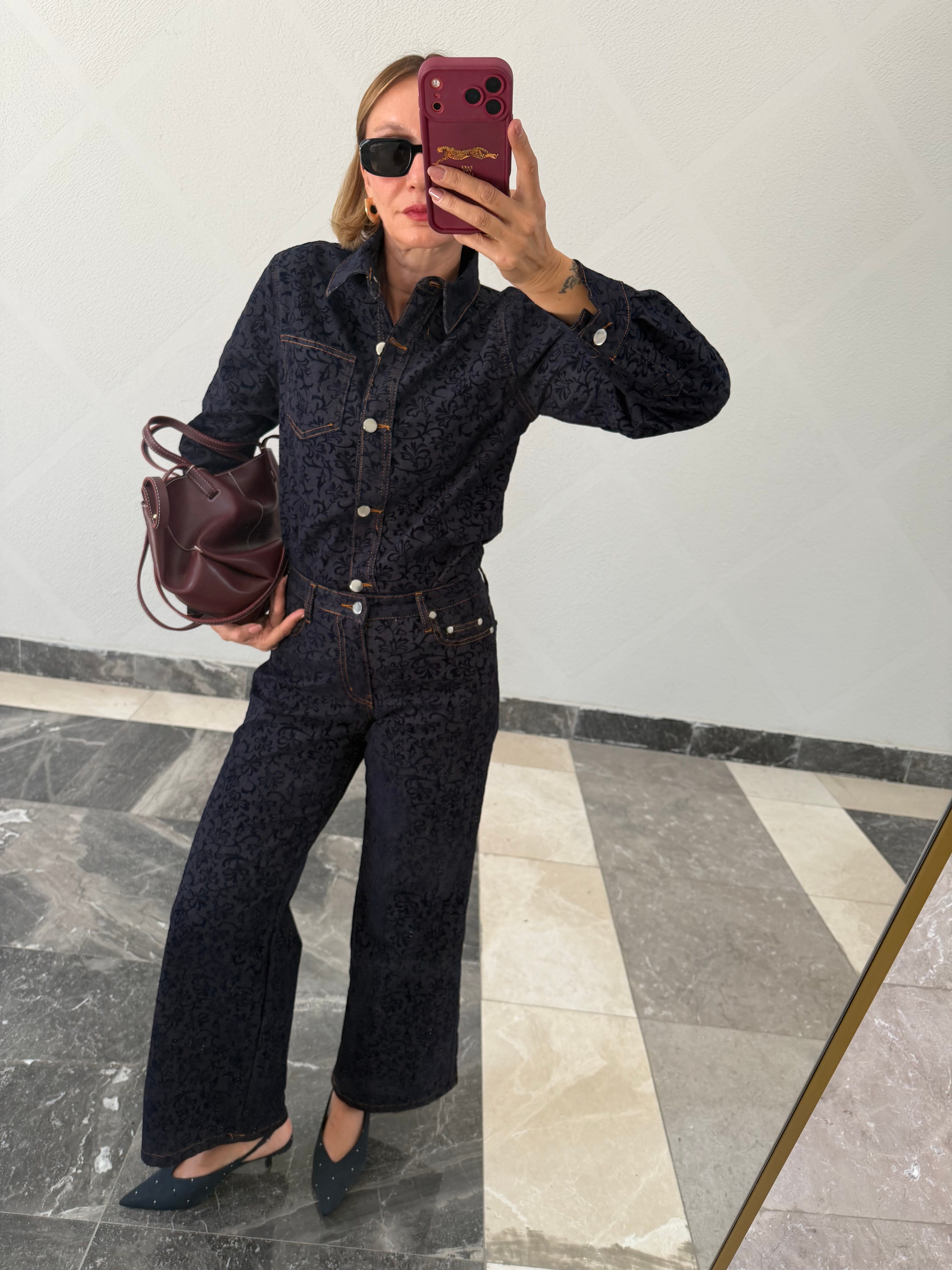 Marka Model Premium Barok Model Gömlek Pantolon Takım