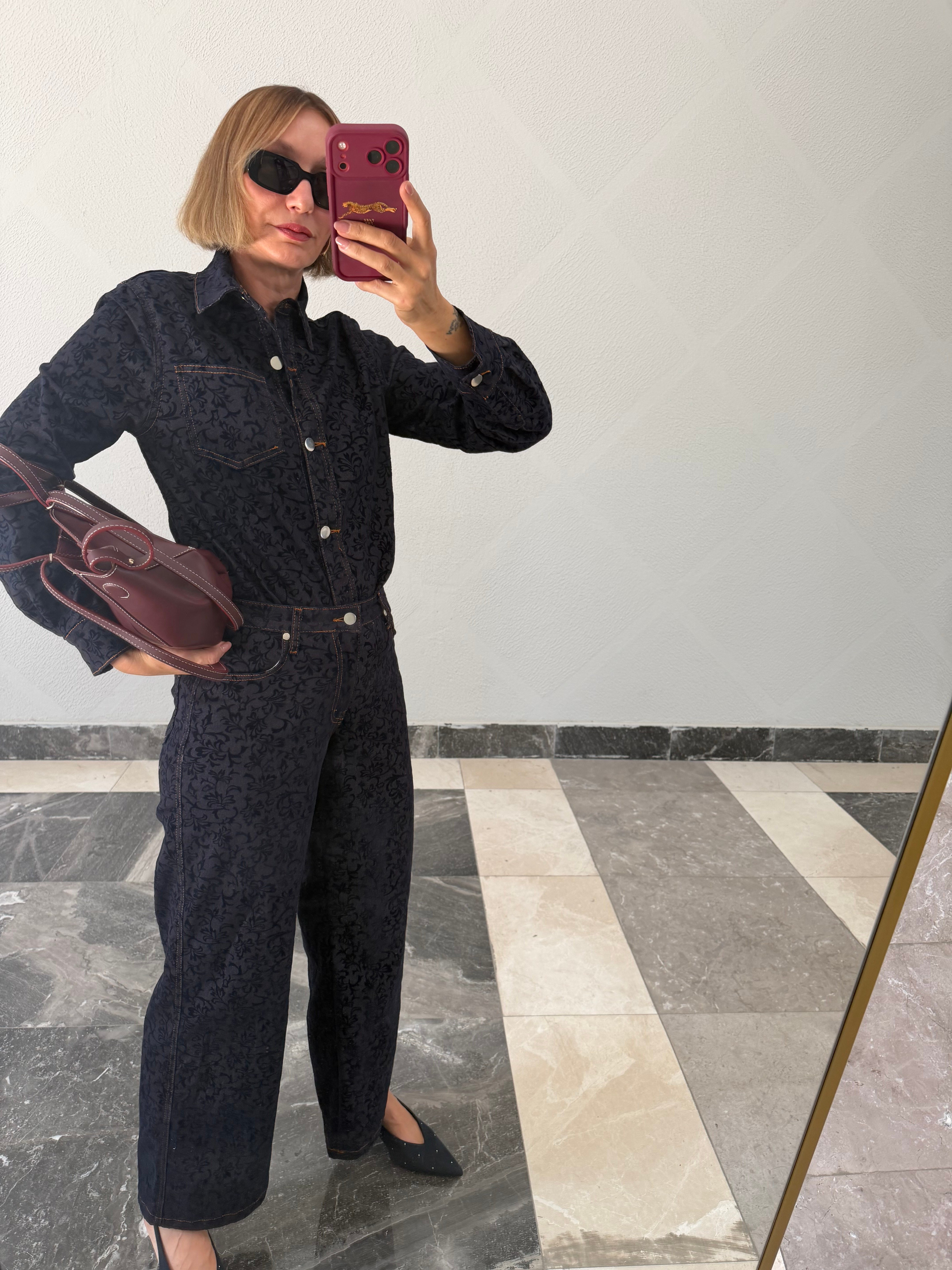 Marka Model Premium Barok Model Gömlek Pantolon Takım