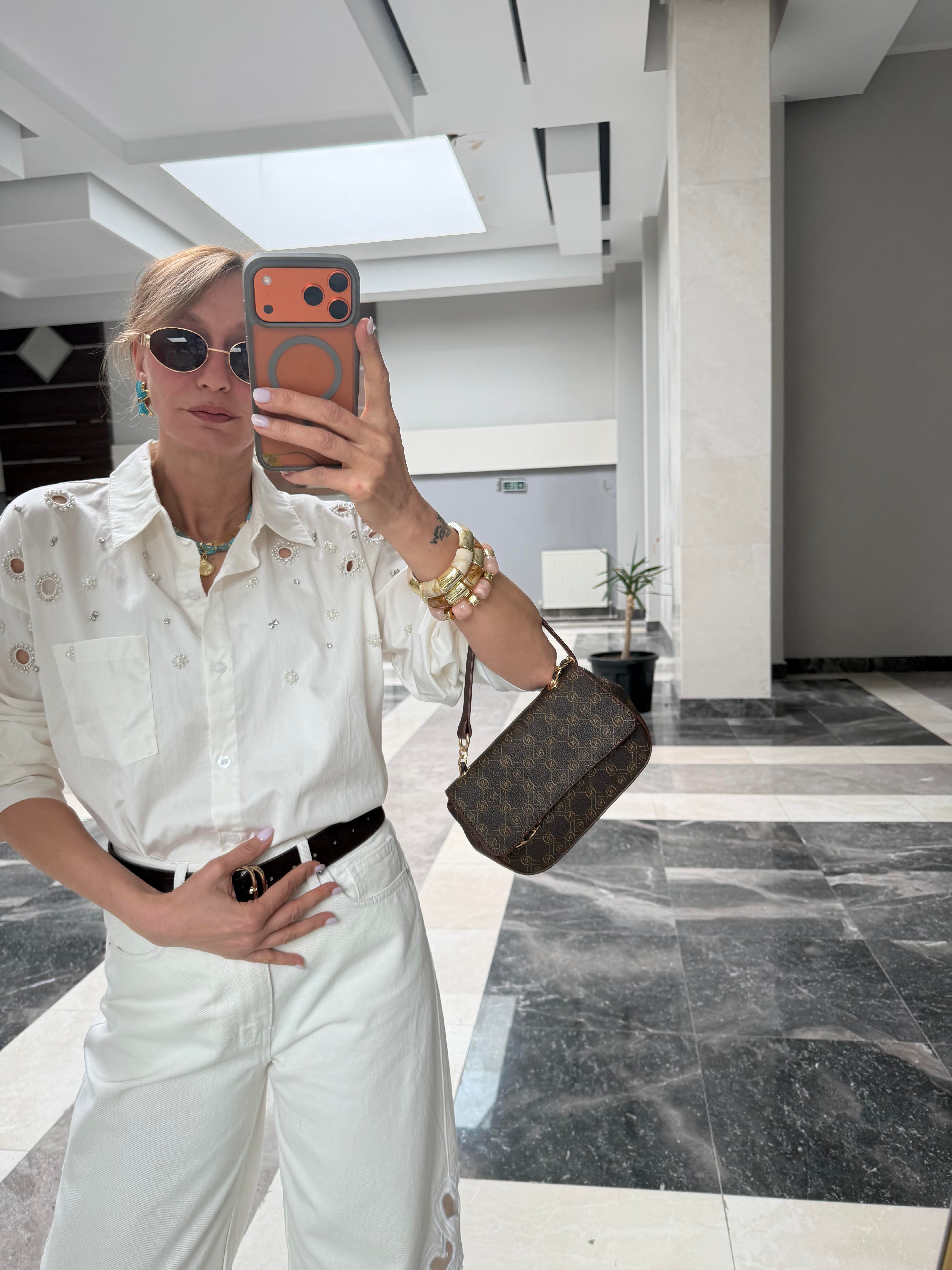 Marka Model Premium Taşlı Gömlek