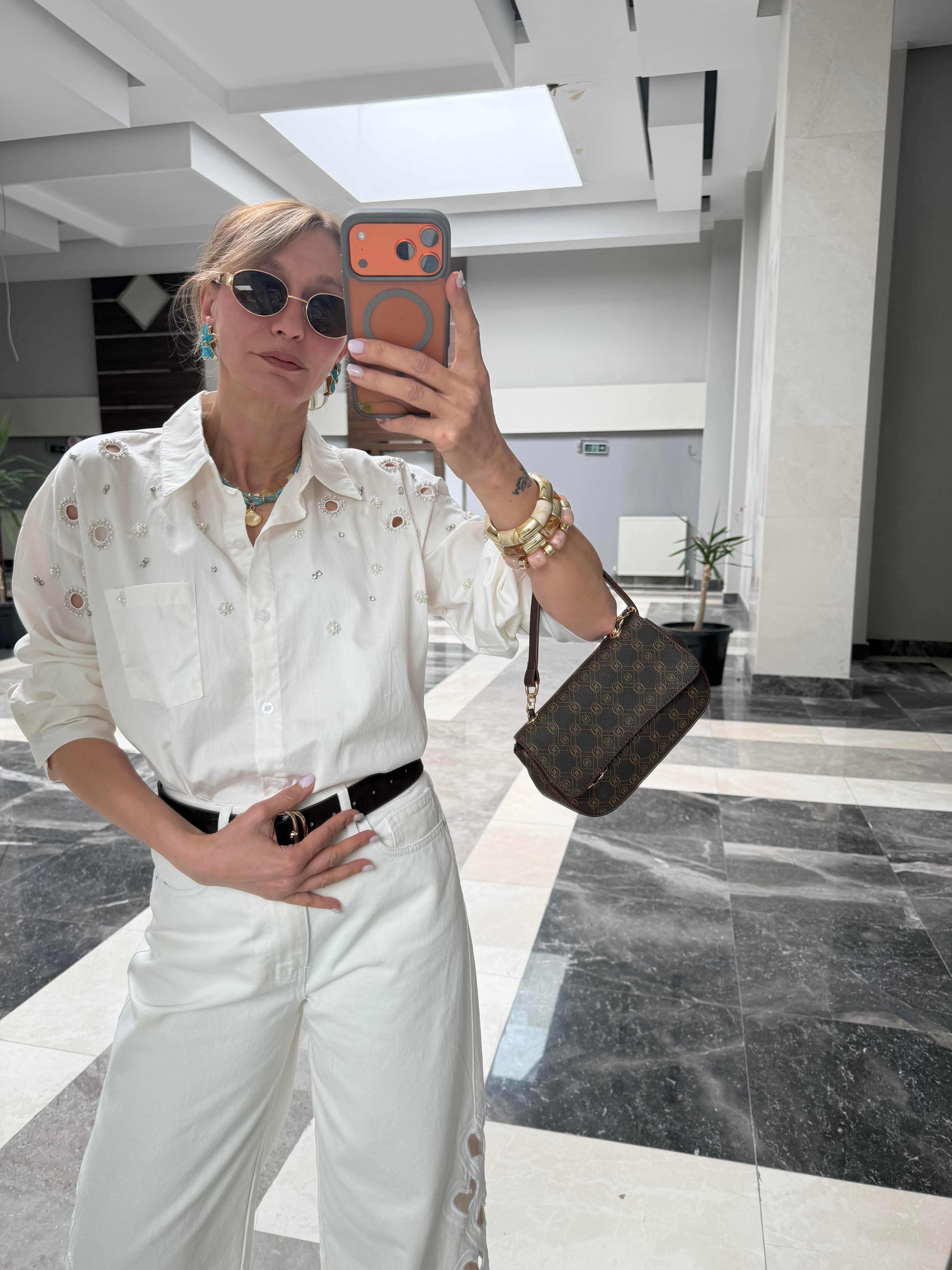 Marka Model Premium Taşlı Gömlek