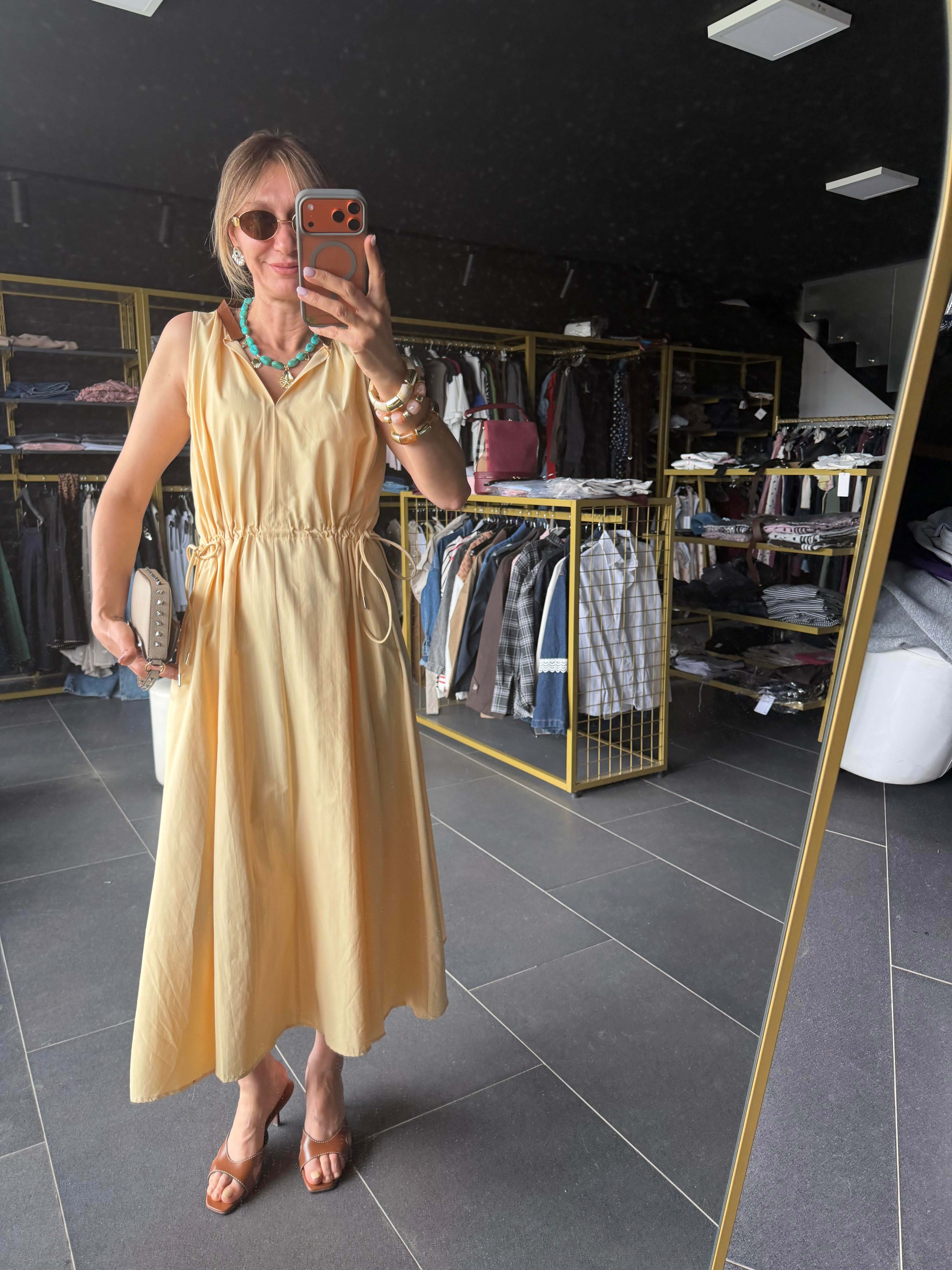 Marka Model Premium Yaka Detaylı Elbise