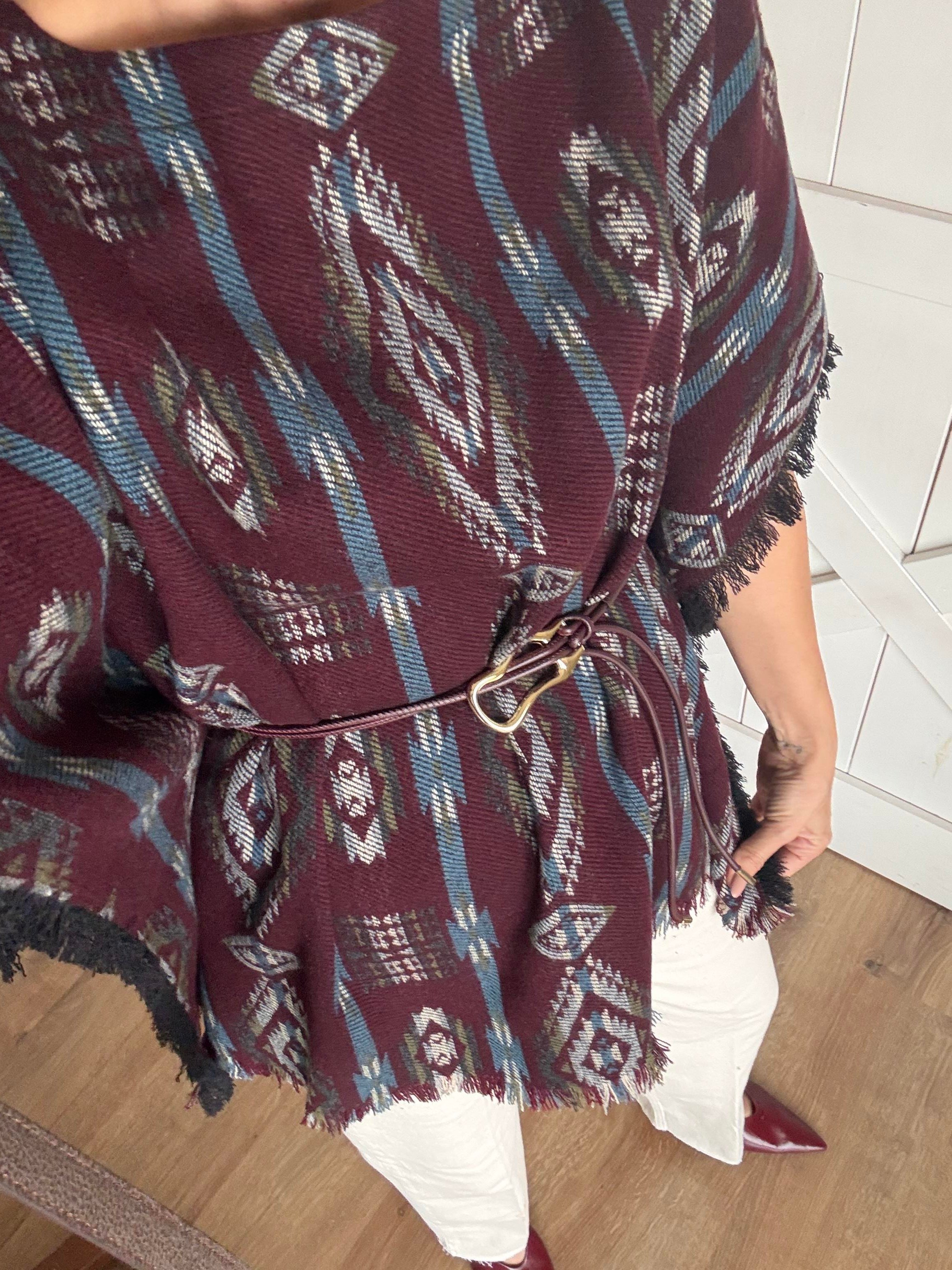 Massi Etnik Desenli Kemerli Panço