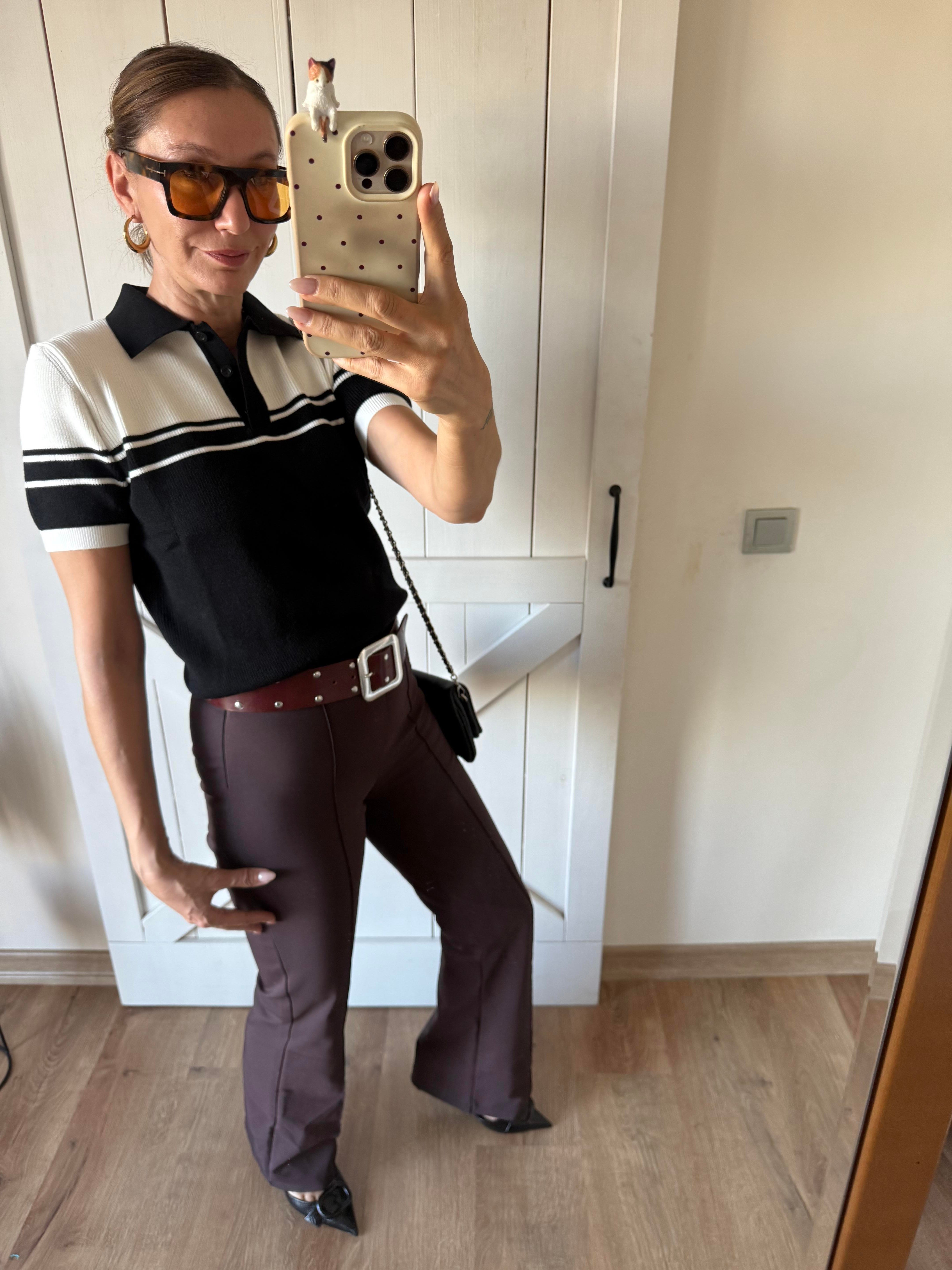 Massi Laci Polo Yaka Triko Bluz