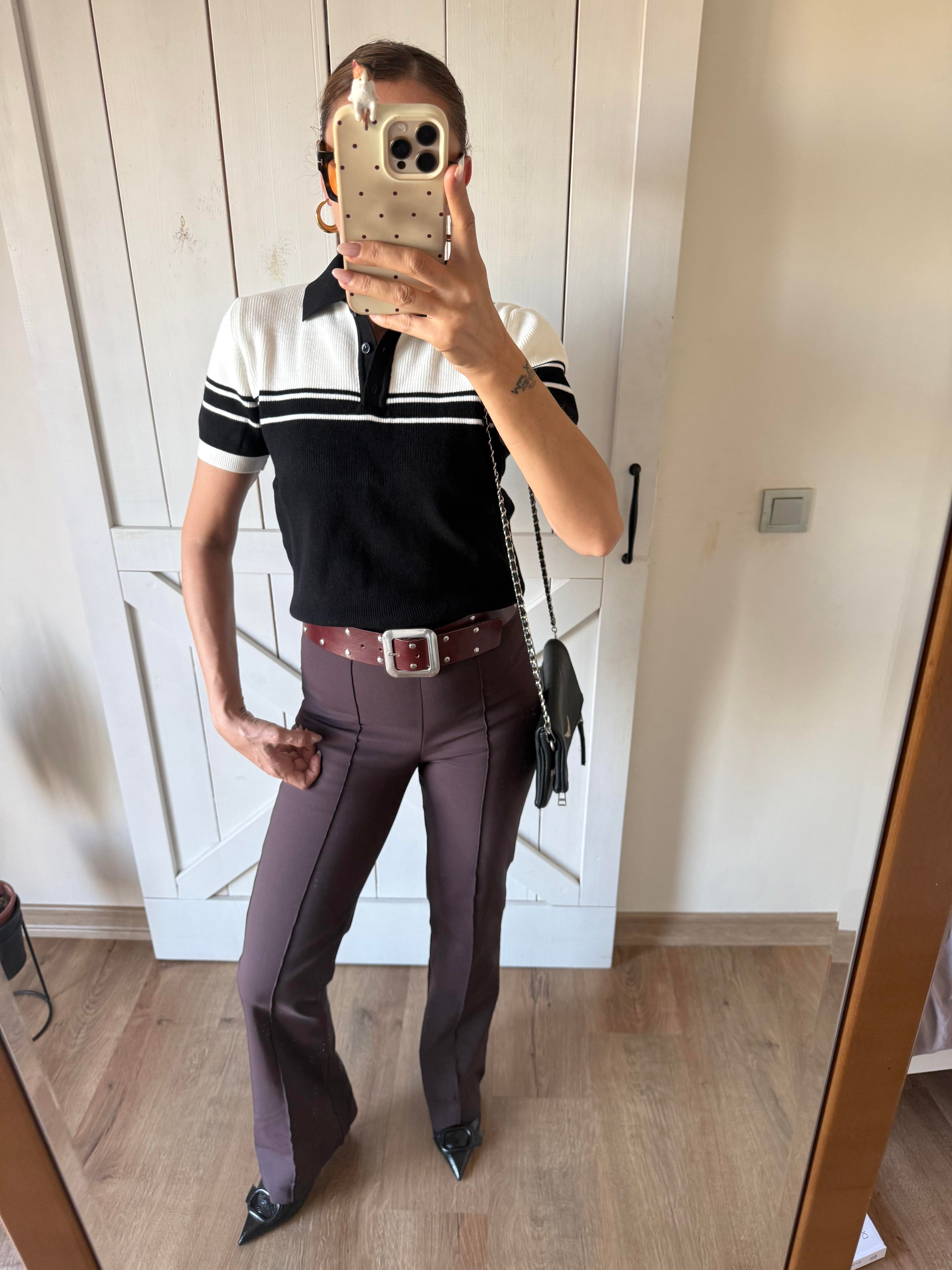 Massi Laci Polo Yaka Triko Bluz