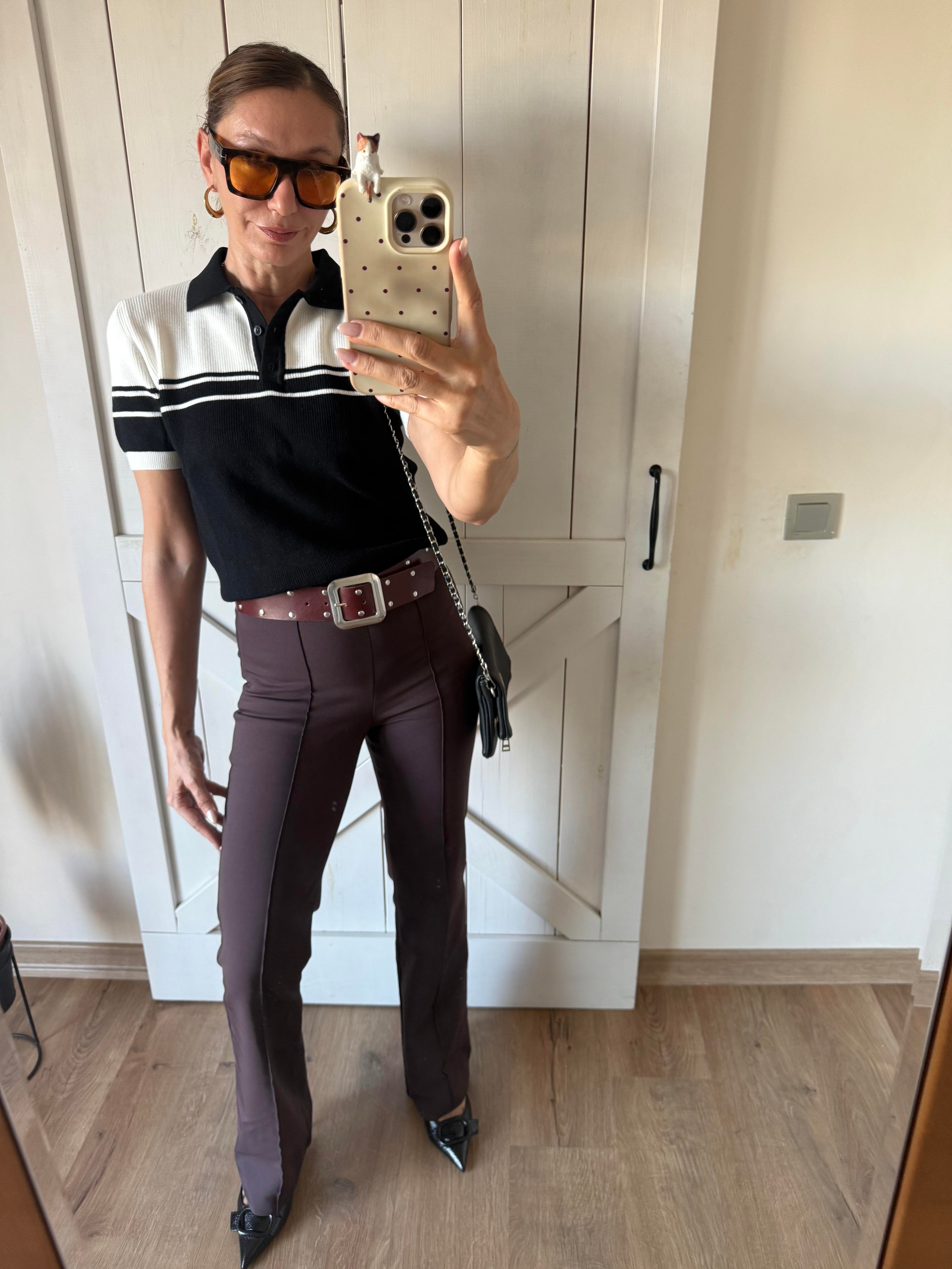 Massi Laci Polo Yaka Triko Bluz