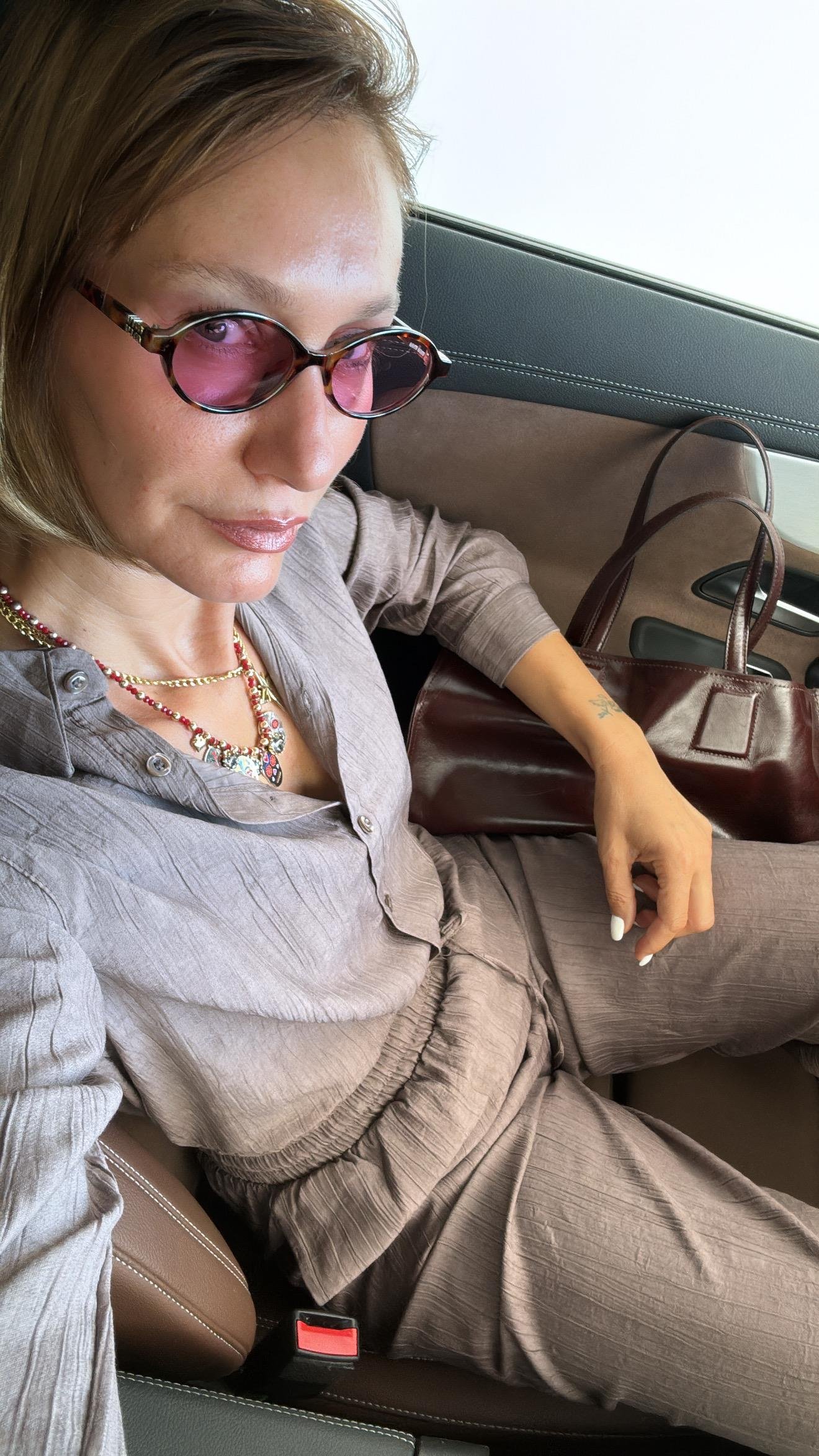 Massi Mürdüm Gömlek Pantolon Takım