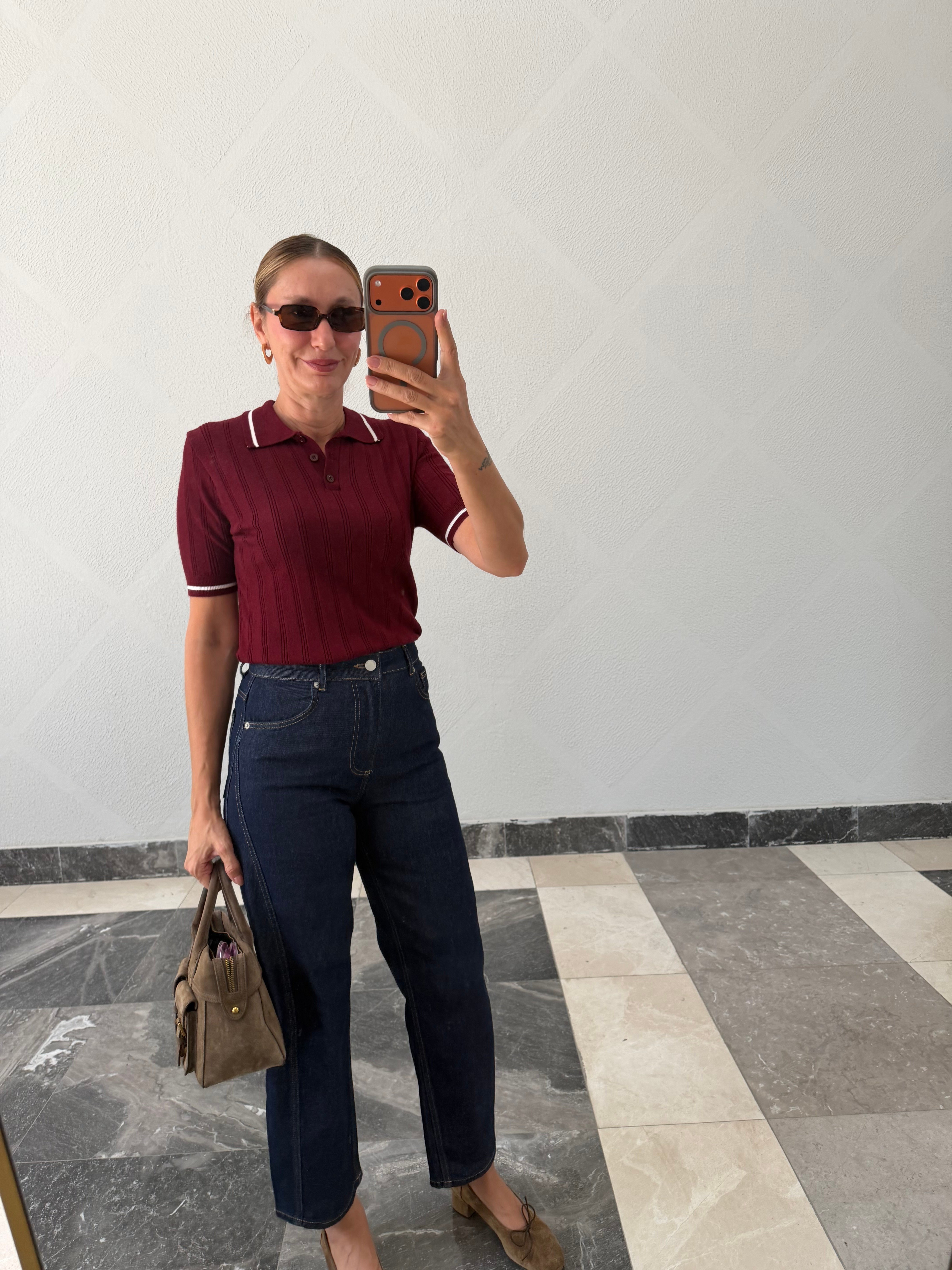 Massi Polo Yaka Triki Tshirt