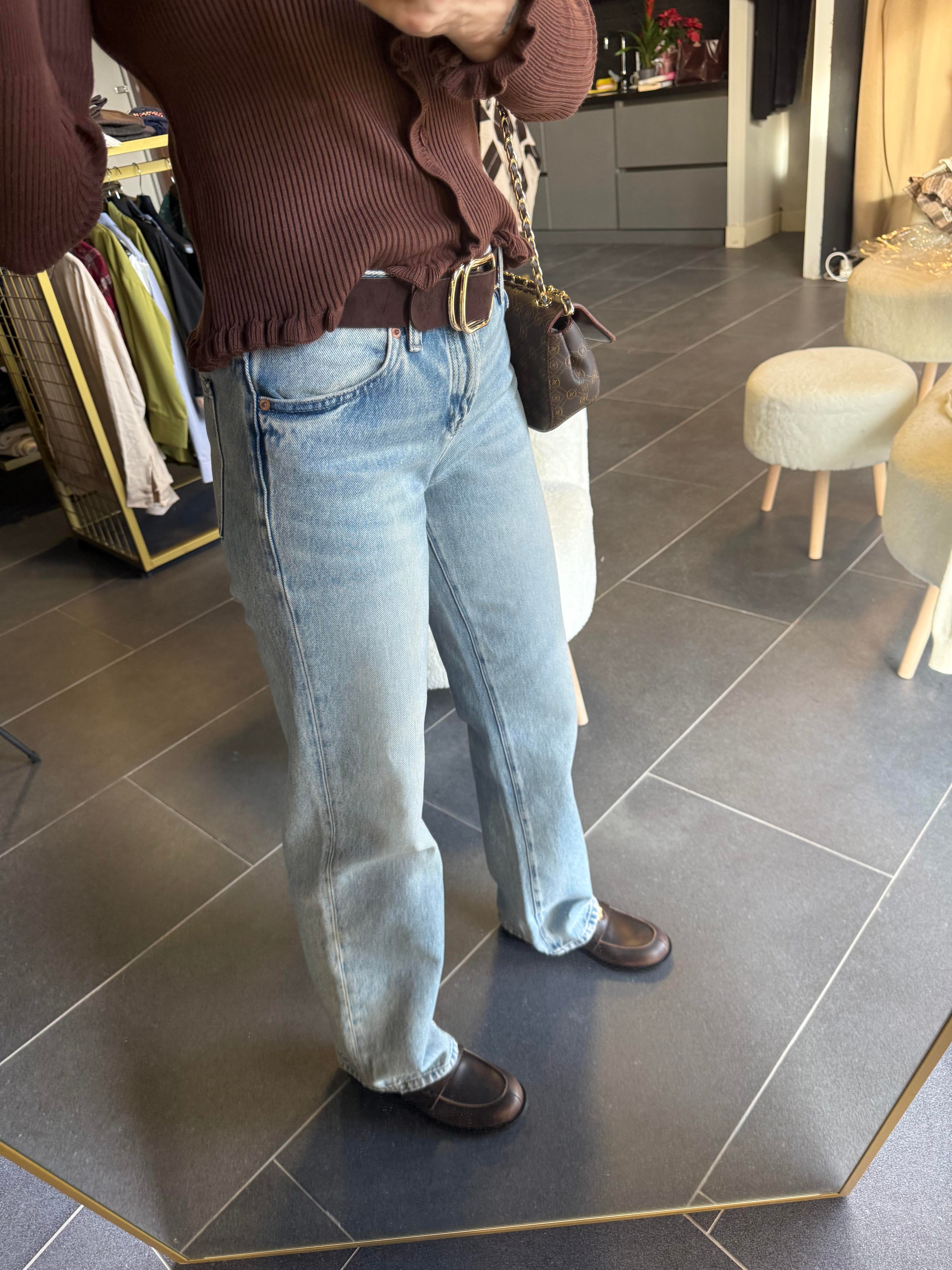 Massi Straight Buz Mavi Jean