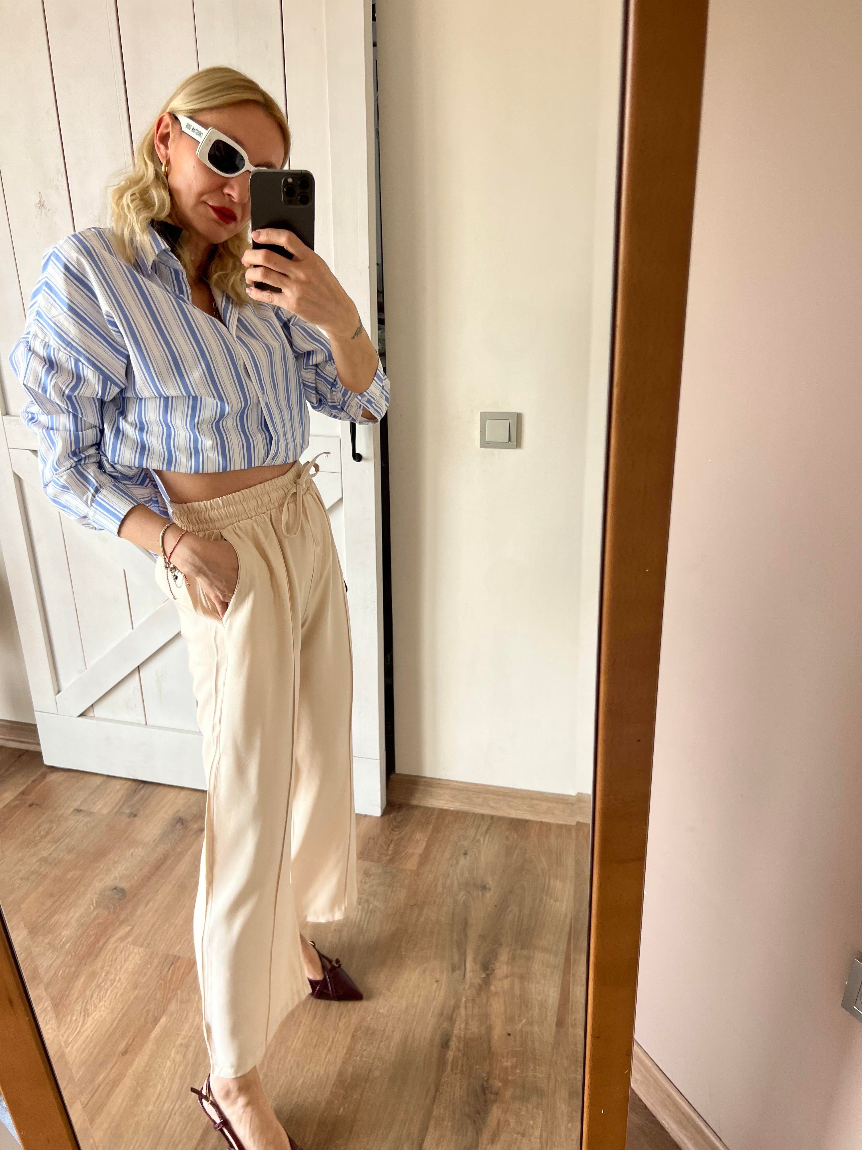 Massimo Ekru Tensel Pantolon