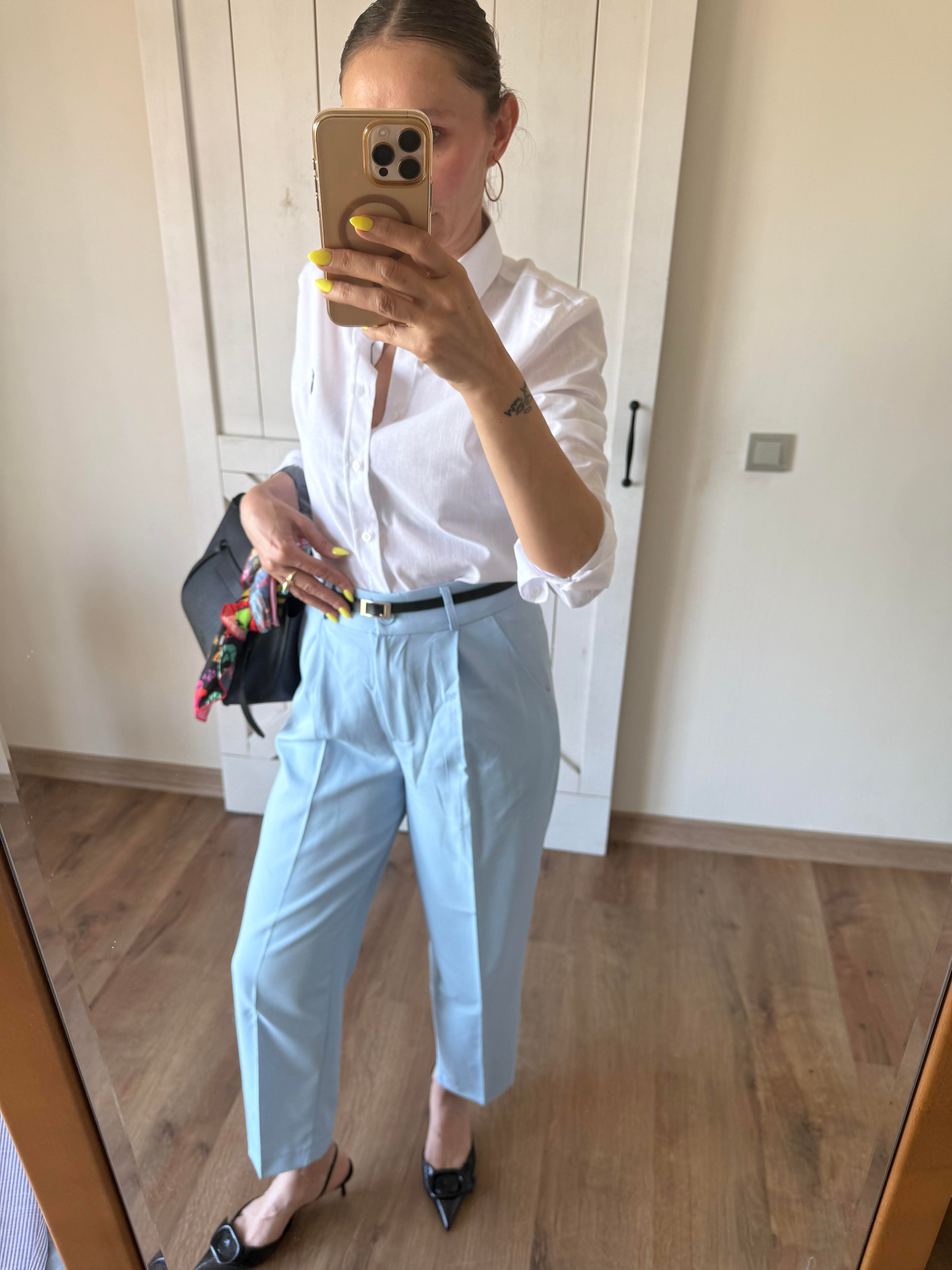 Mavi Havuç Pantolon