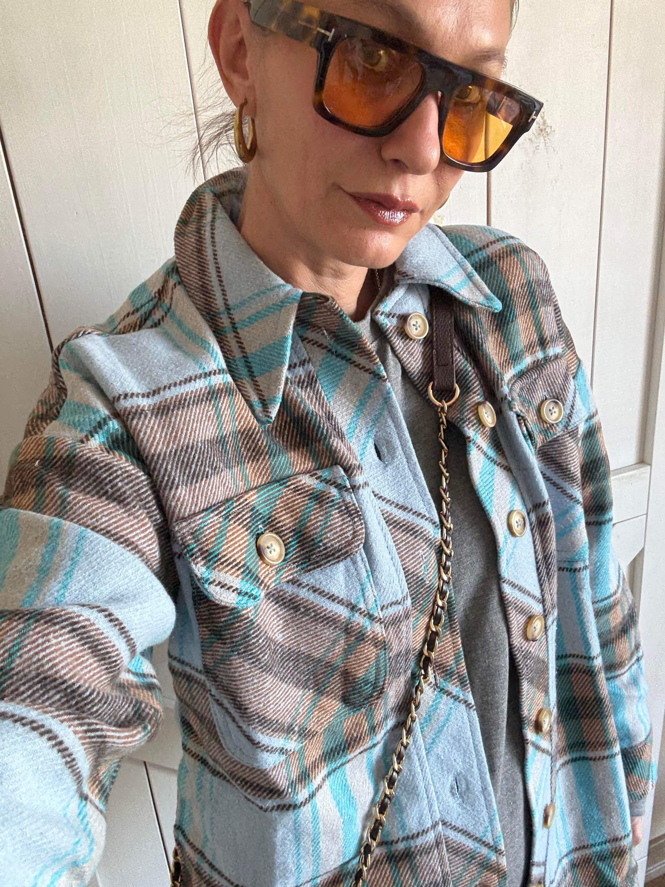 Mavi Oduncu Gömlek/Ceket