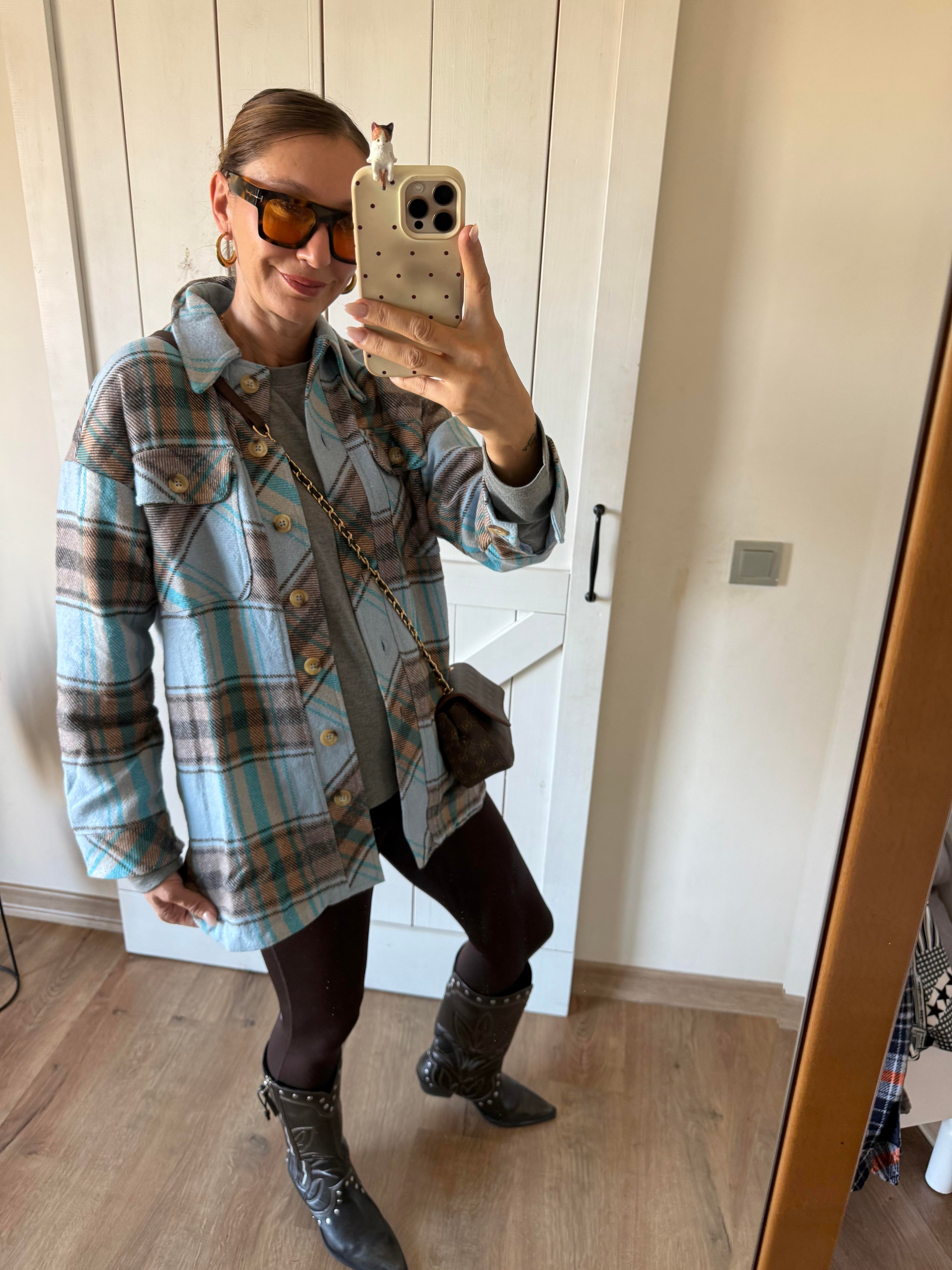 Mavi Oduncu Gömlek/Ceket