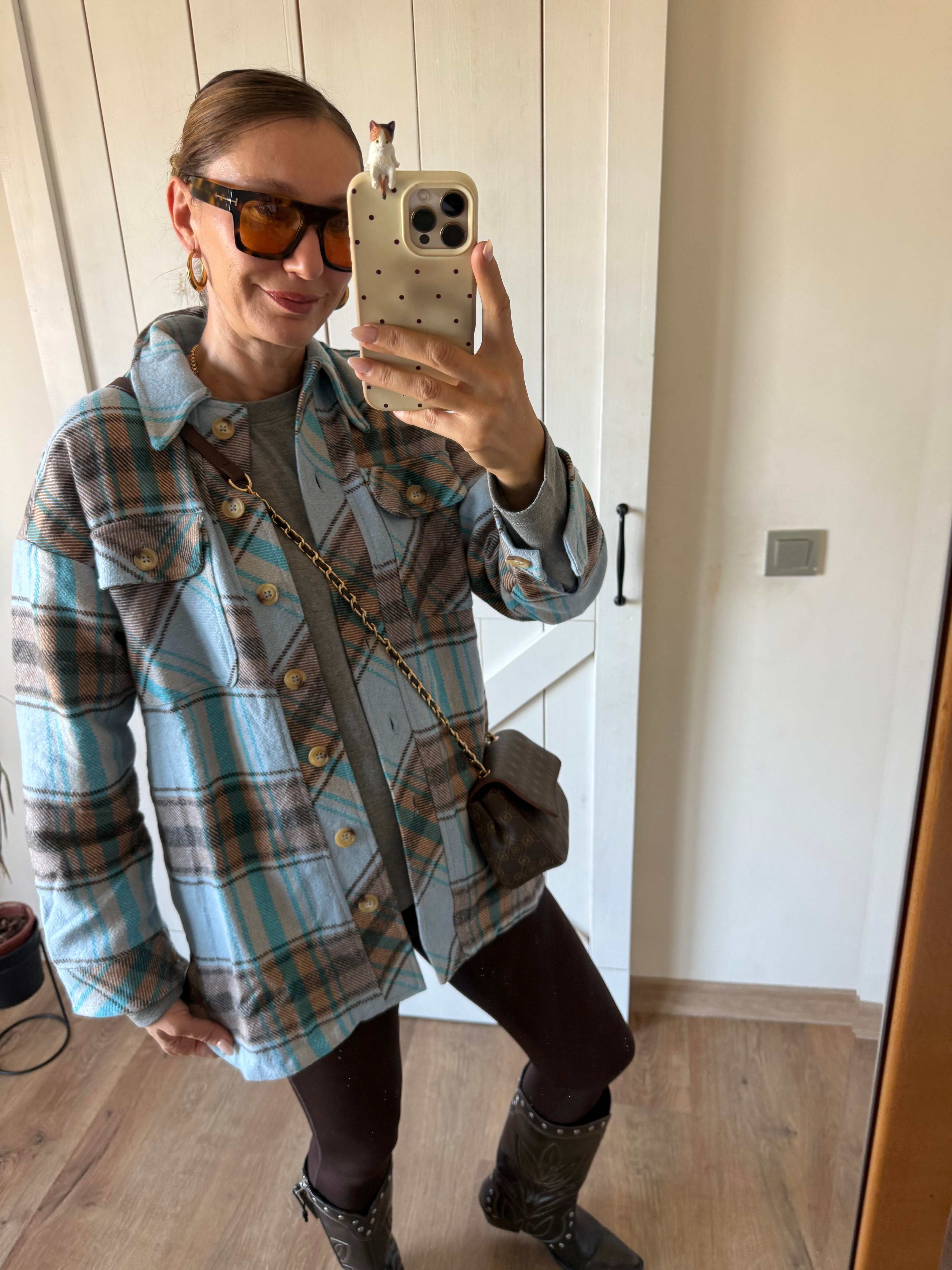 Mavi Oduncu Gömlek/Ceket