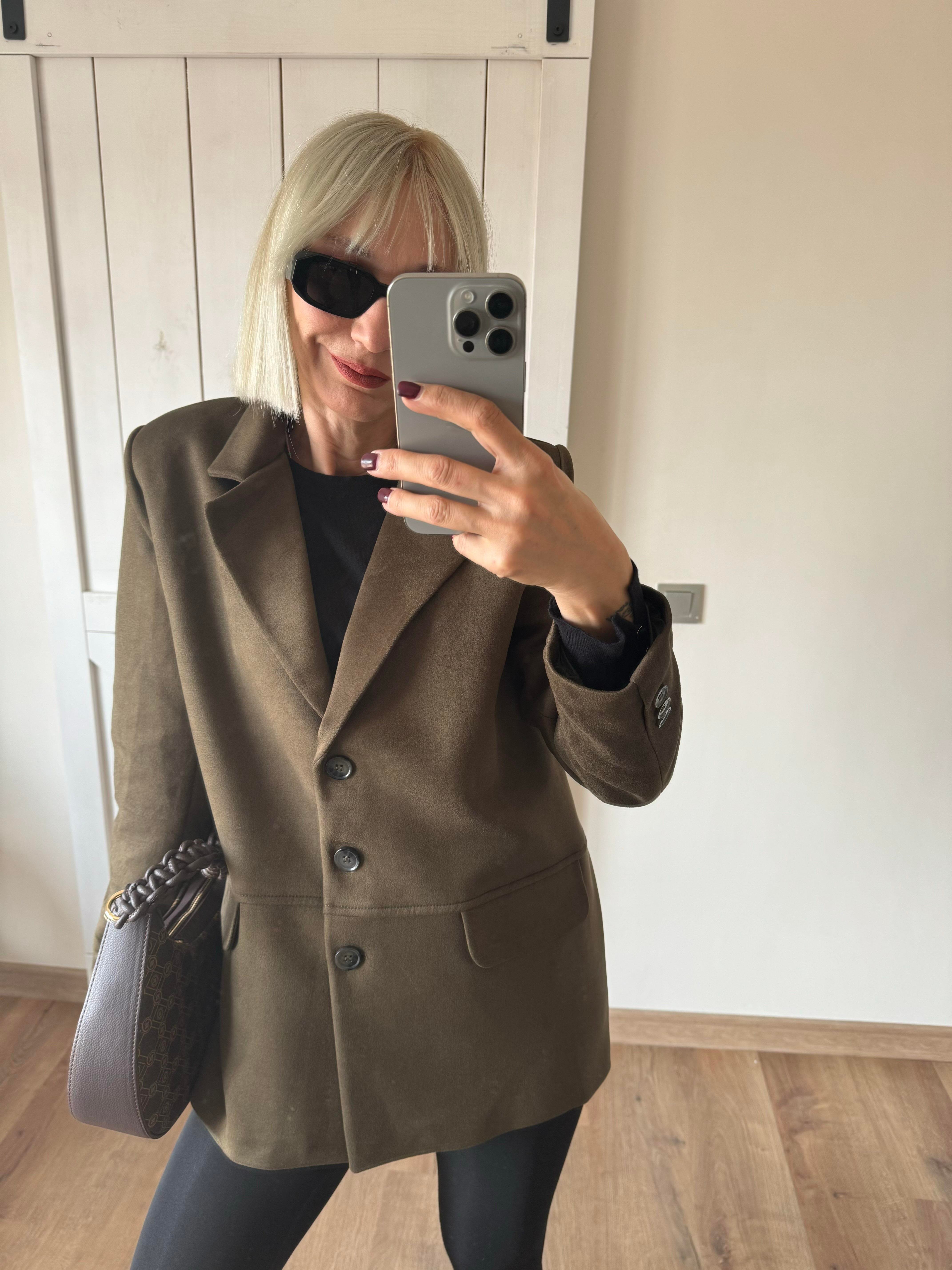 Md Haki Nubuk Blazer