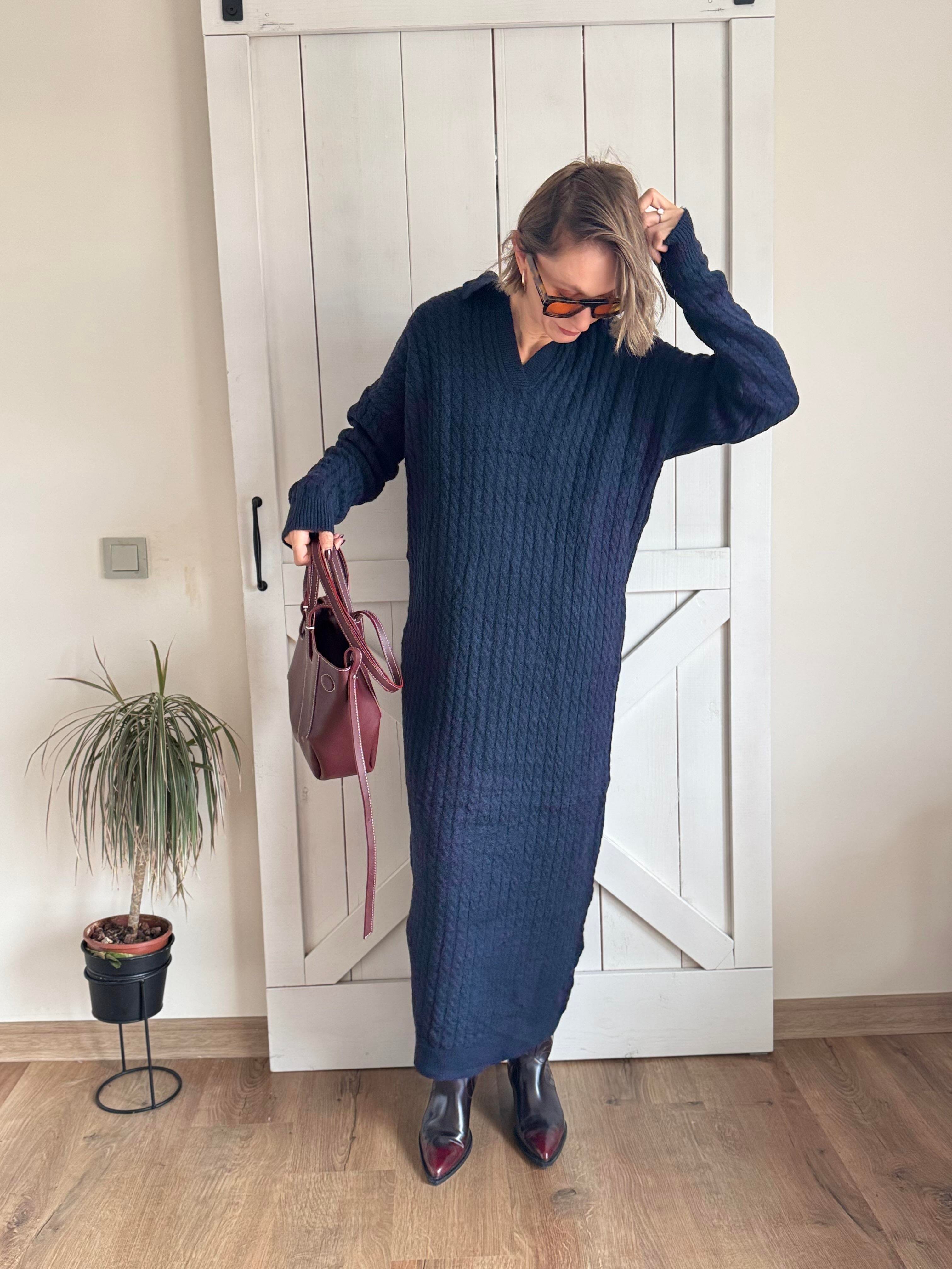 Md Laci Polo Yaka Elbise