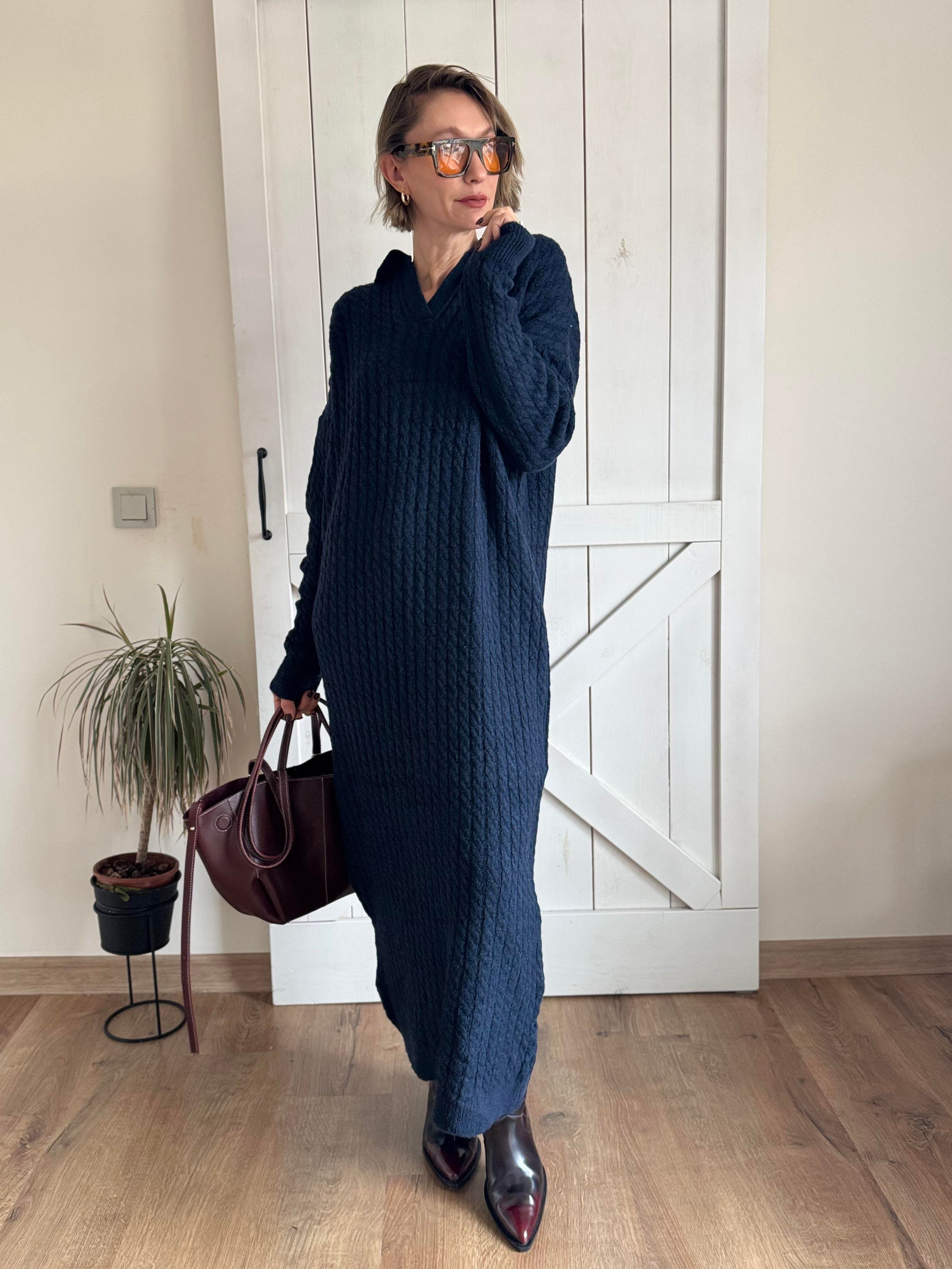 Md Laci Polo Yaka Elbise