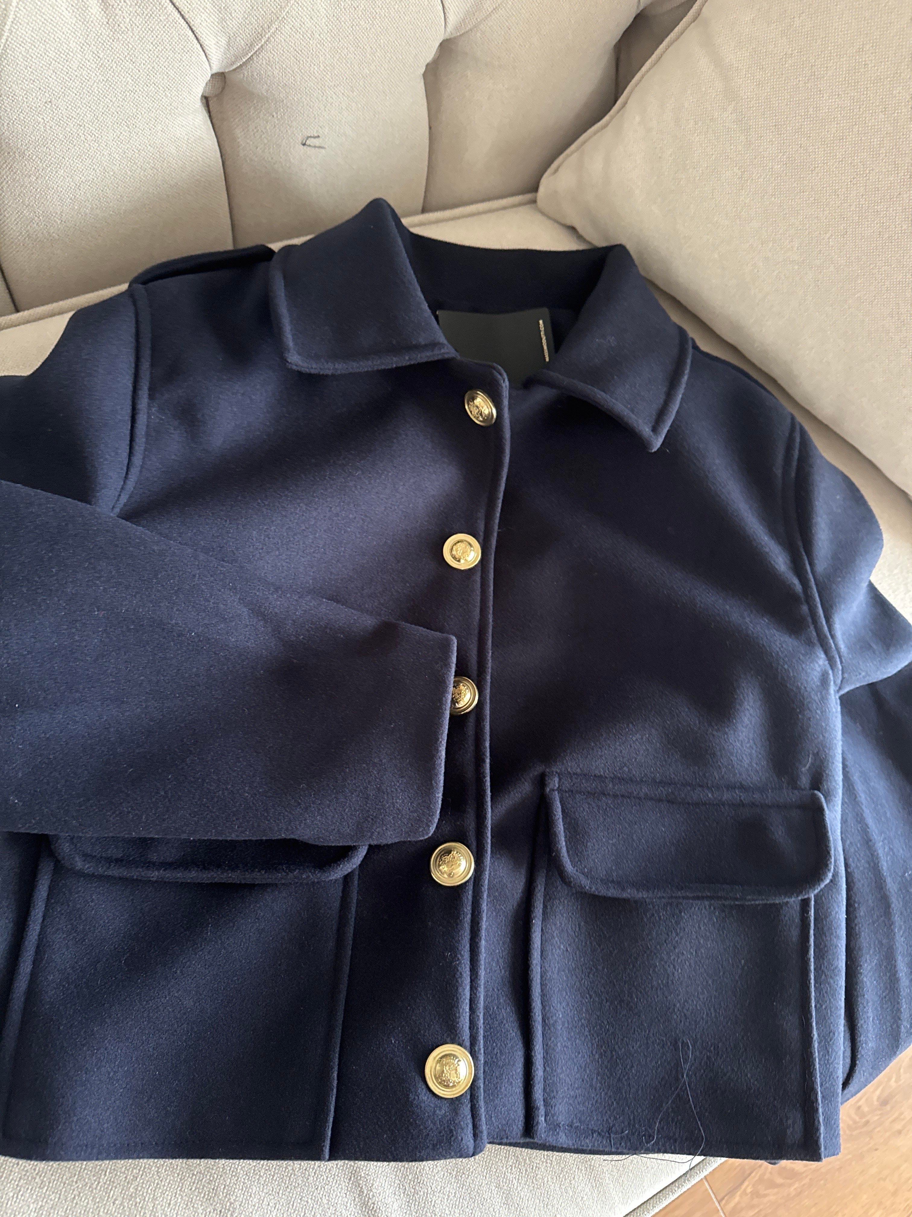 Md Lacivert Kaşe Ceket Kaban