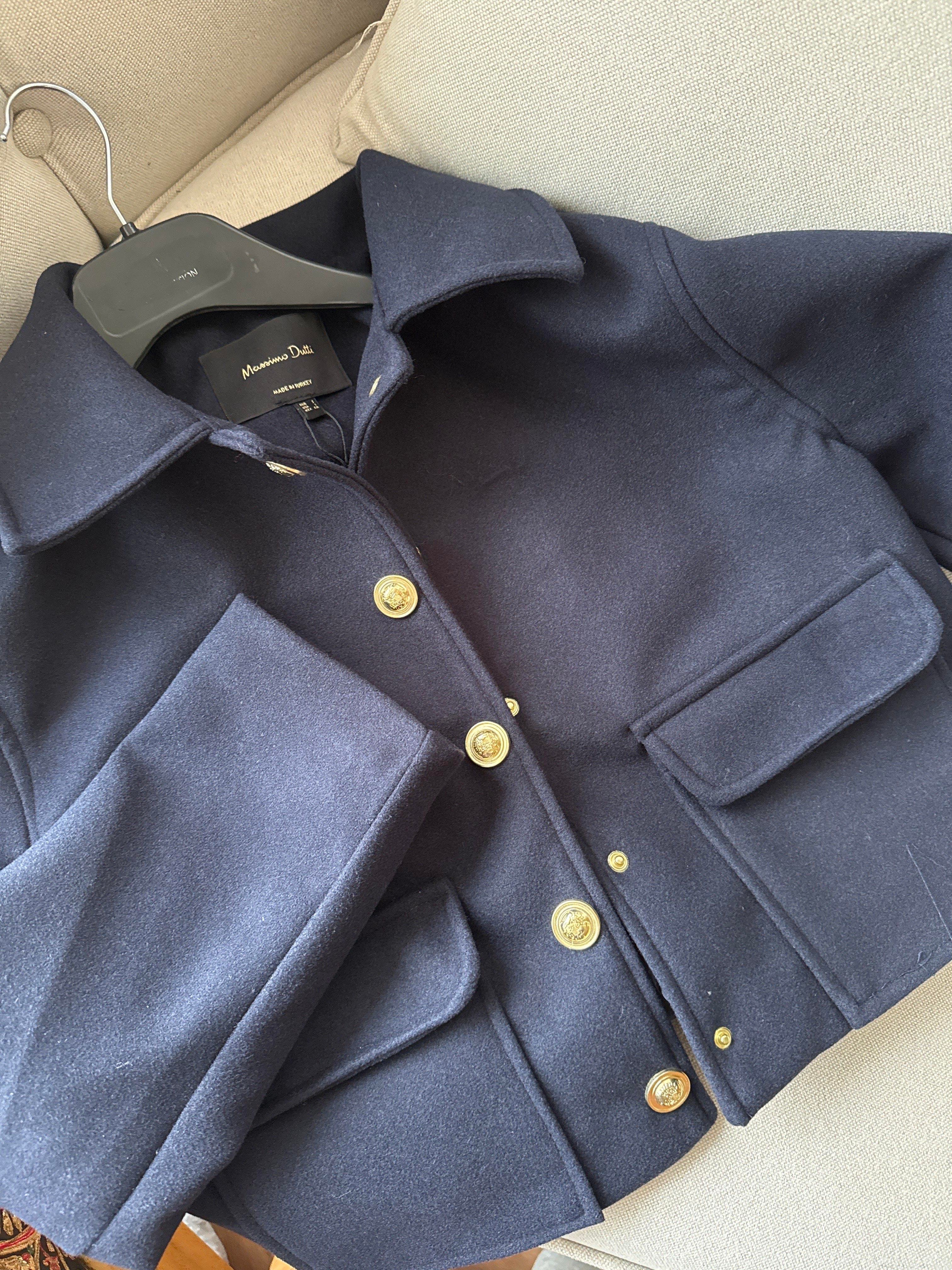 Md Lacivert Kaşe Ceket Kaban