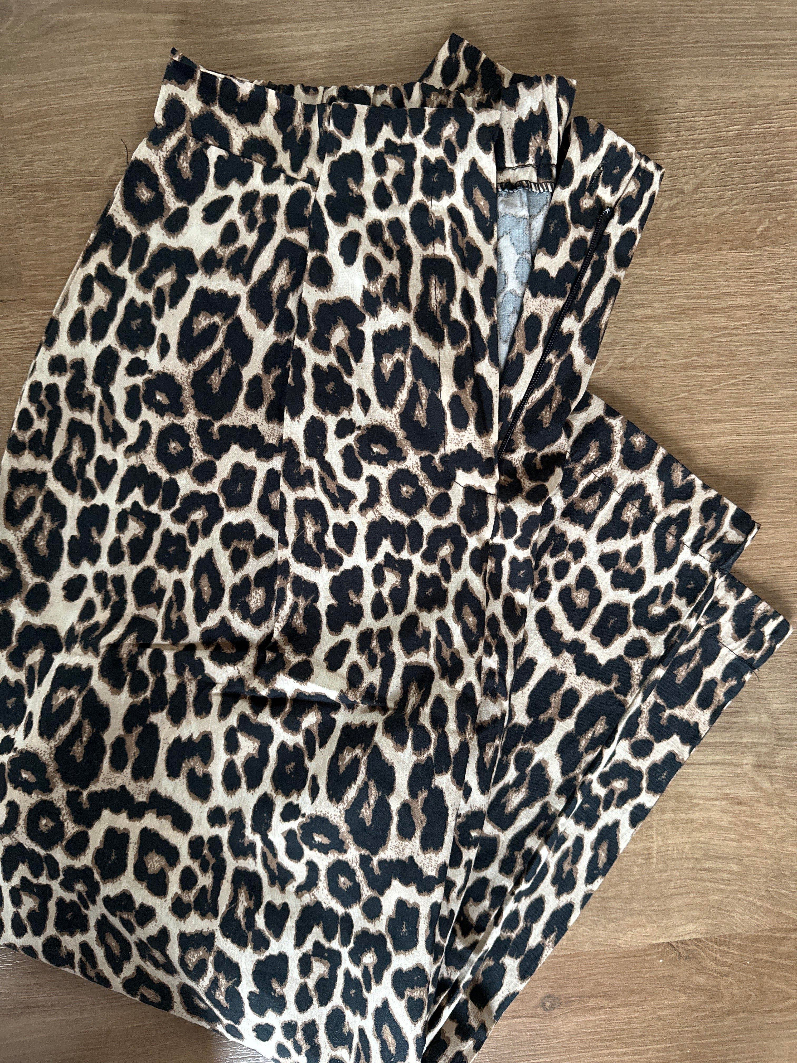 Md Leopar Kumaş Pantolon