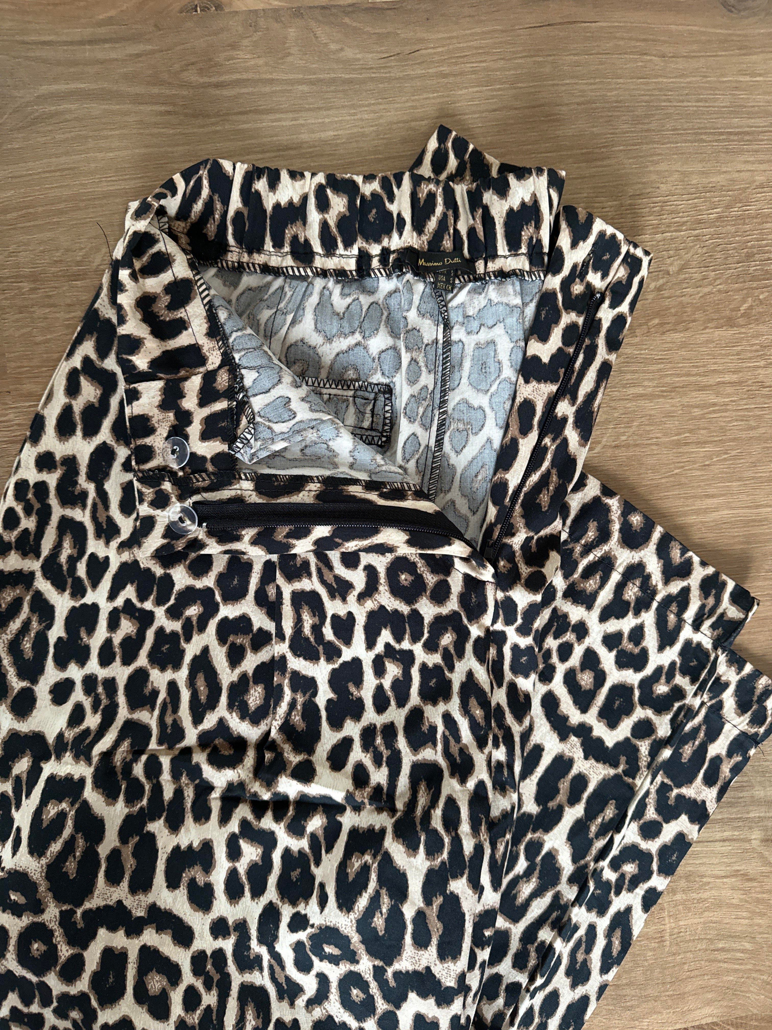 Md Leopar Kumaş Pantolon