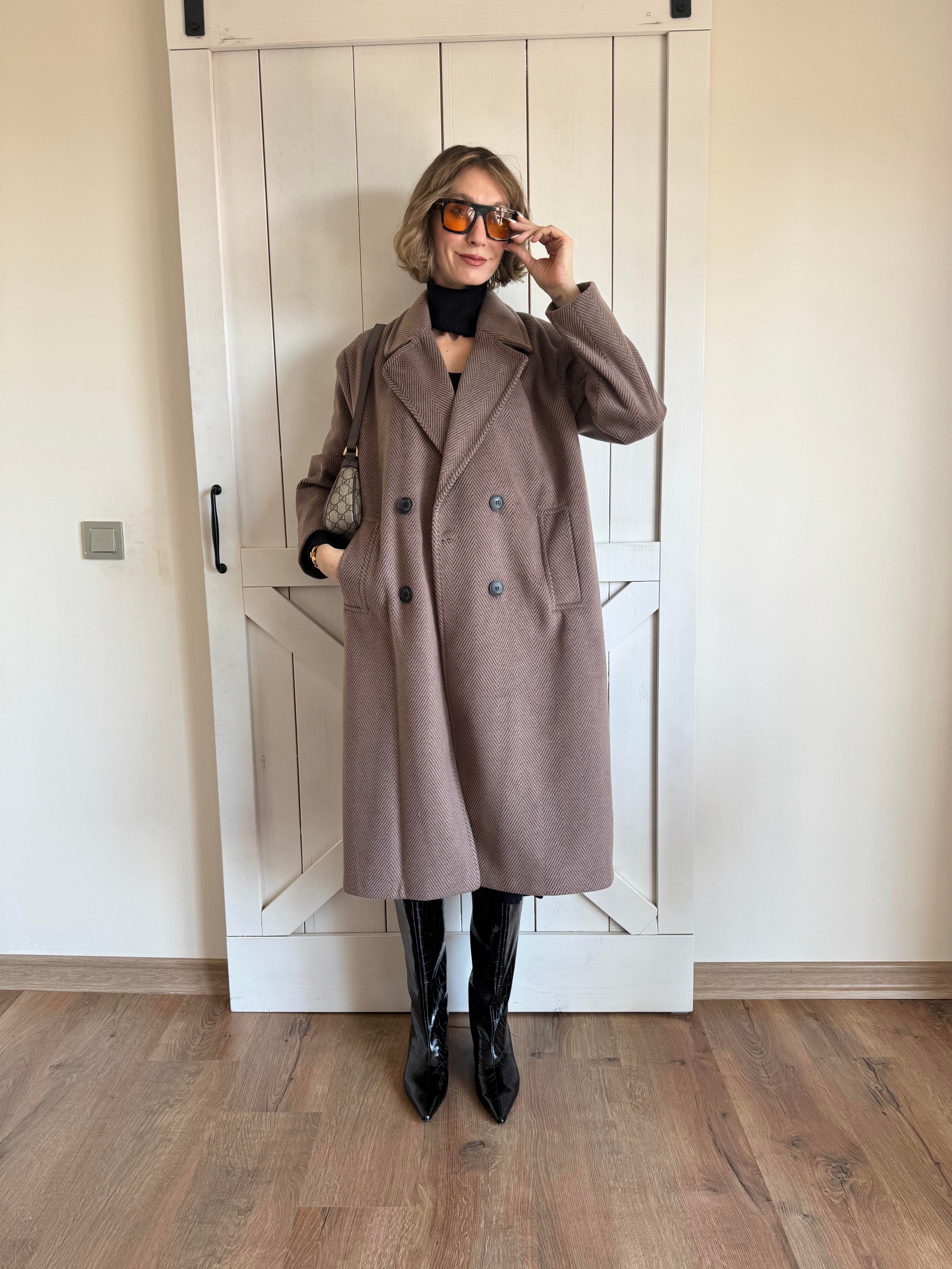 Md Premium Yün Kaşe Kaban