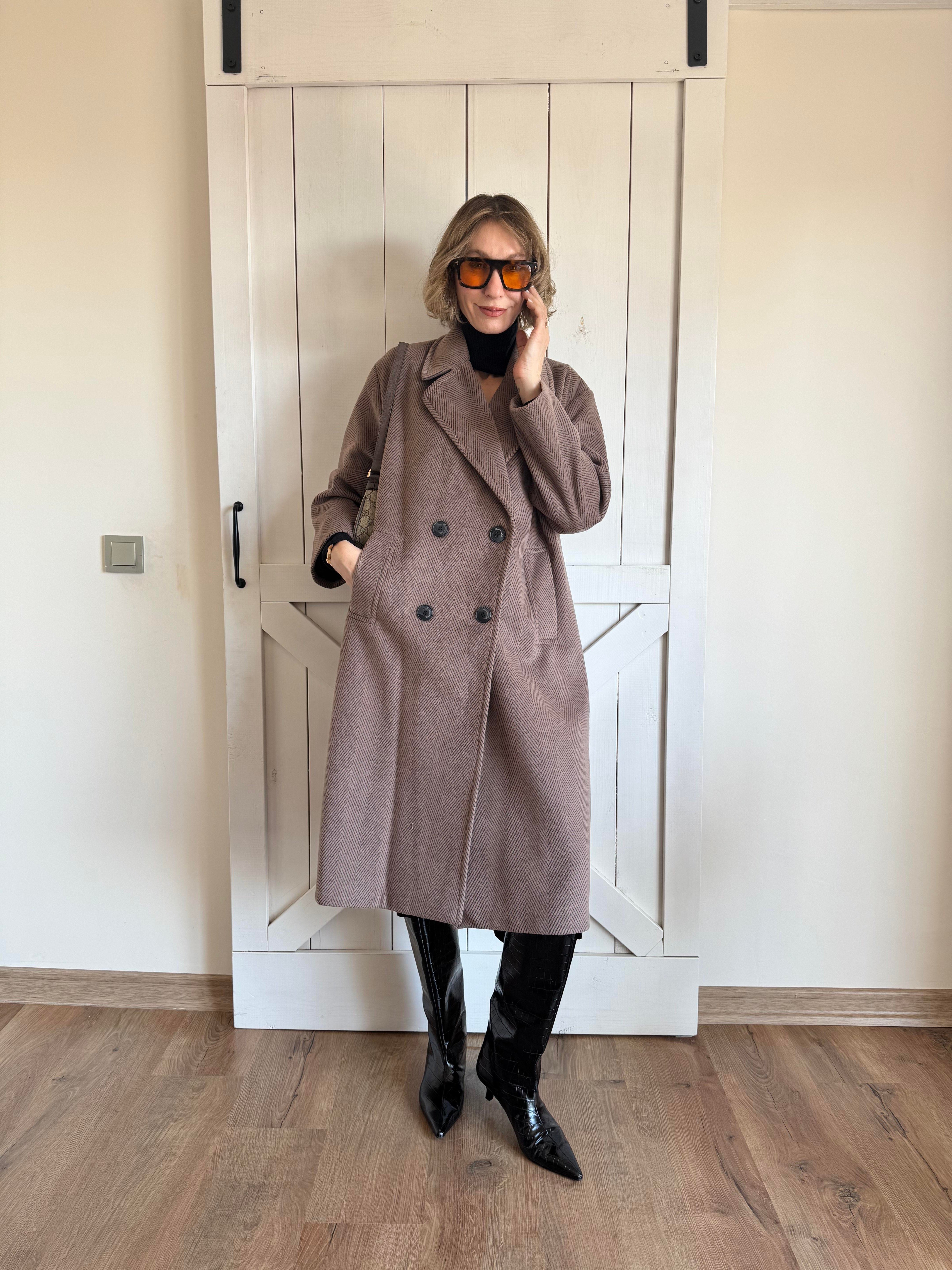 Md Premium Yün Kaşe Kaban