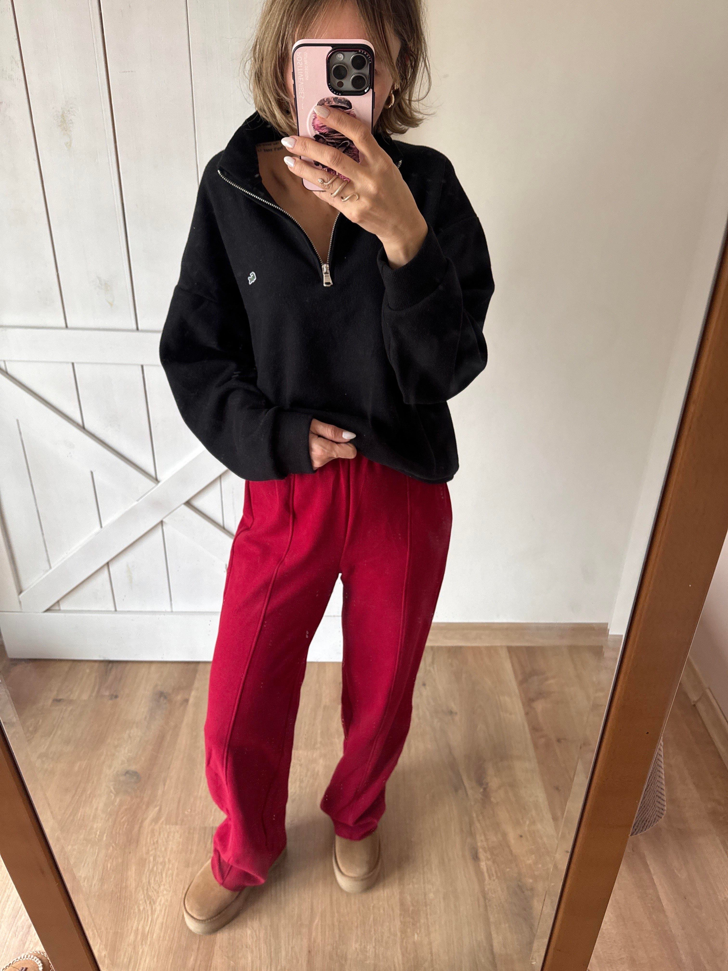 Md Yumoş Kırmıızı Pantolon