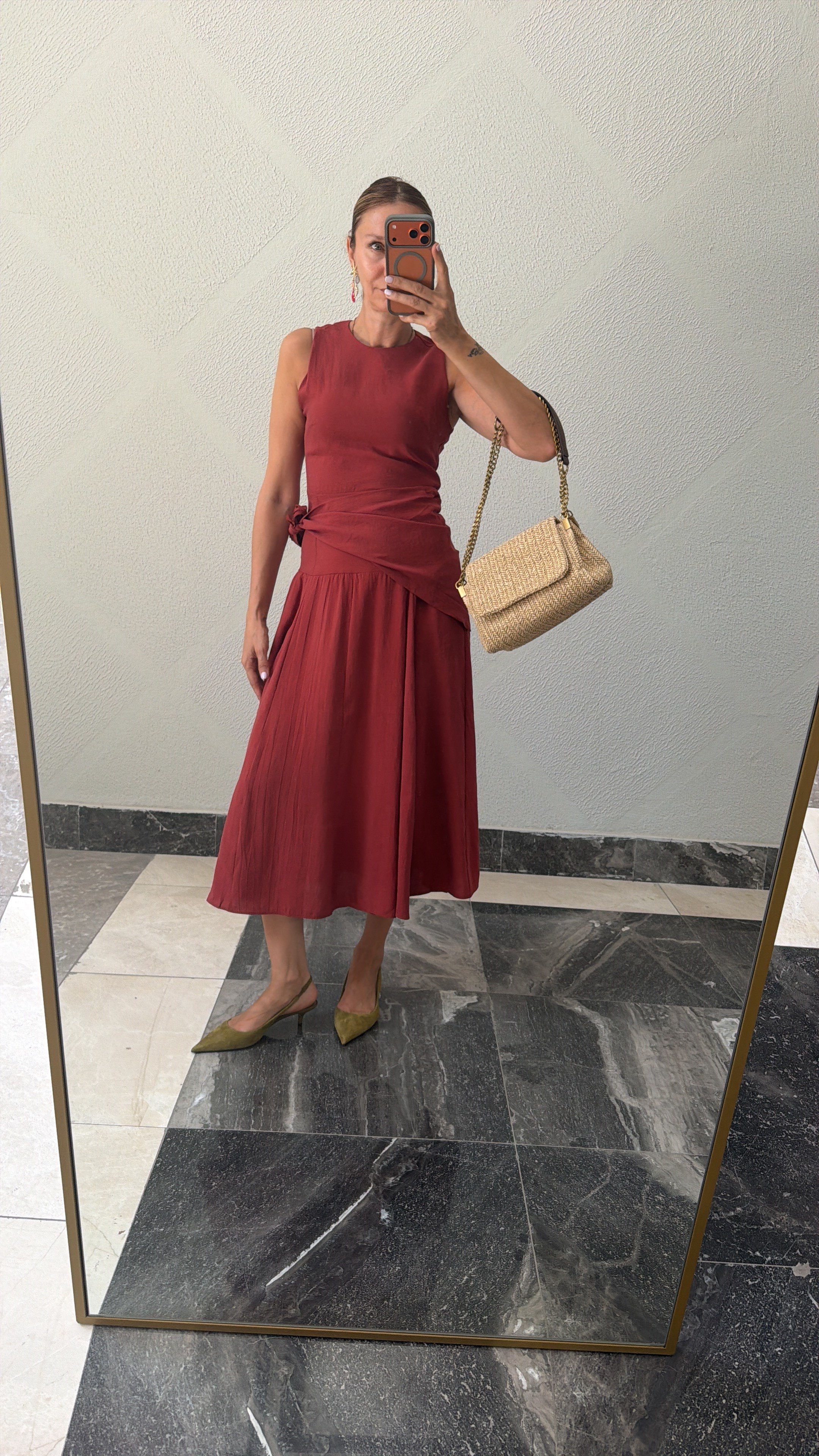 Mng Downtown Kuşaklı Elbise
