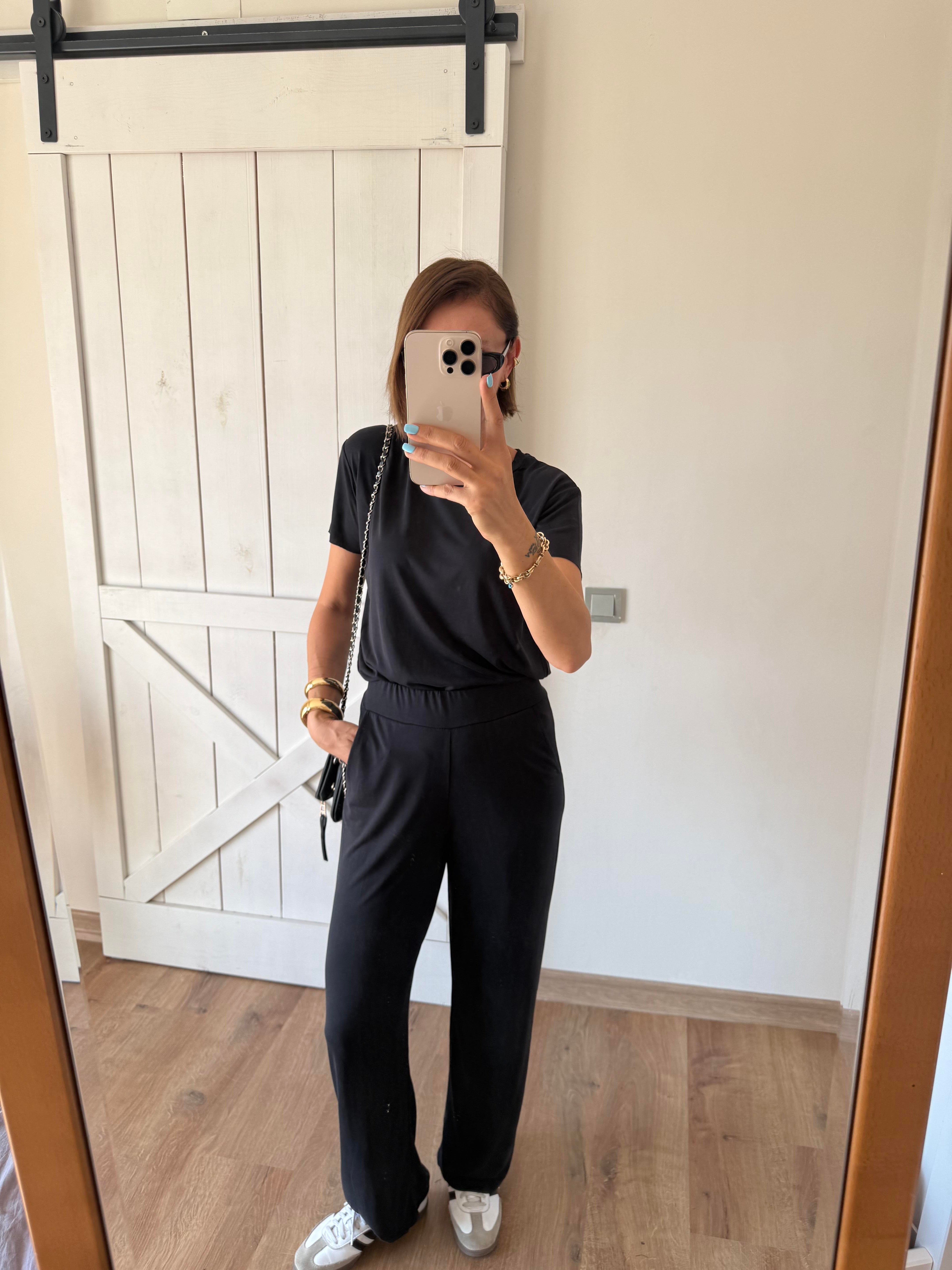 Modal Kumaş Antrasit Pantolon Üst Takım