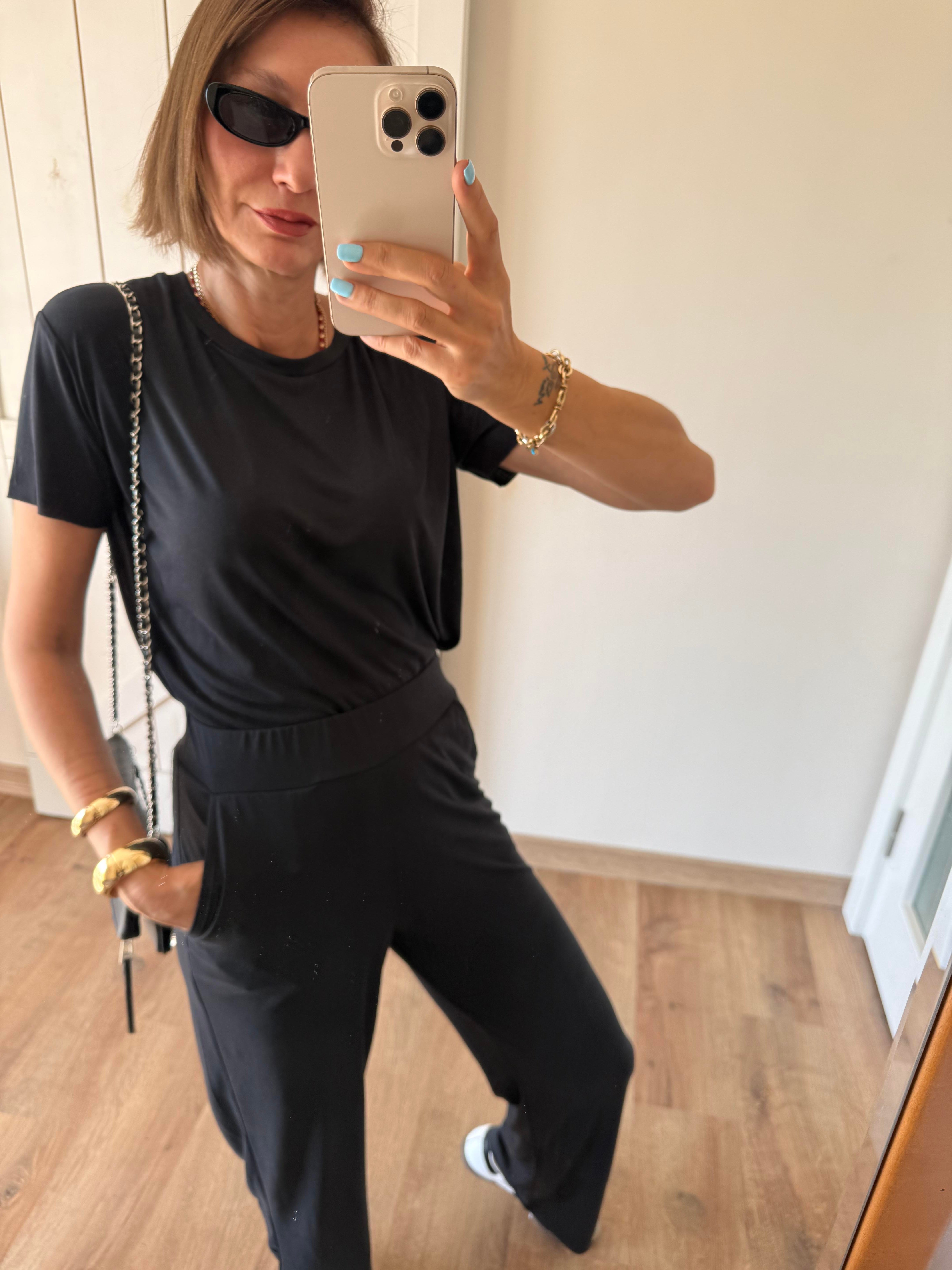 Modal Kumaş Antrasit Pantolon Üst Takım