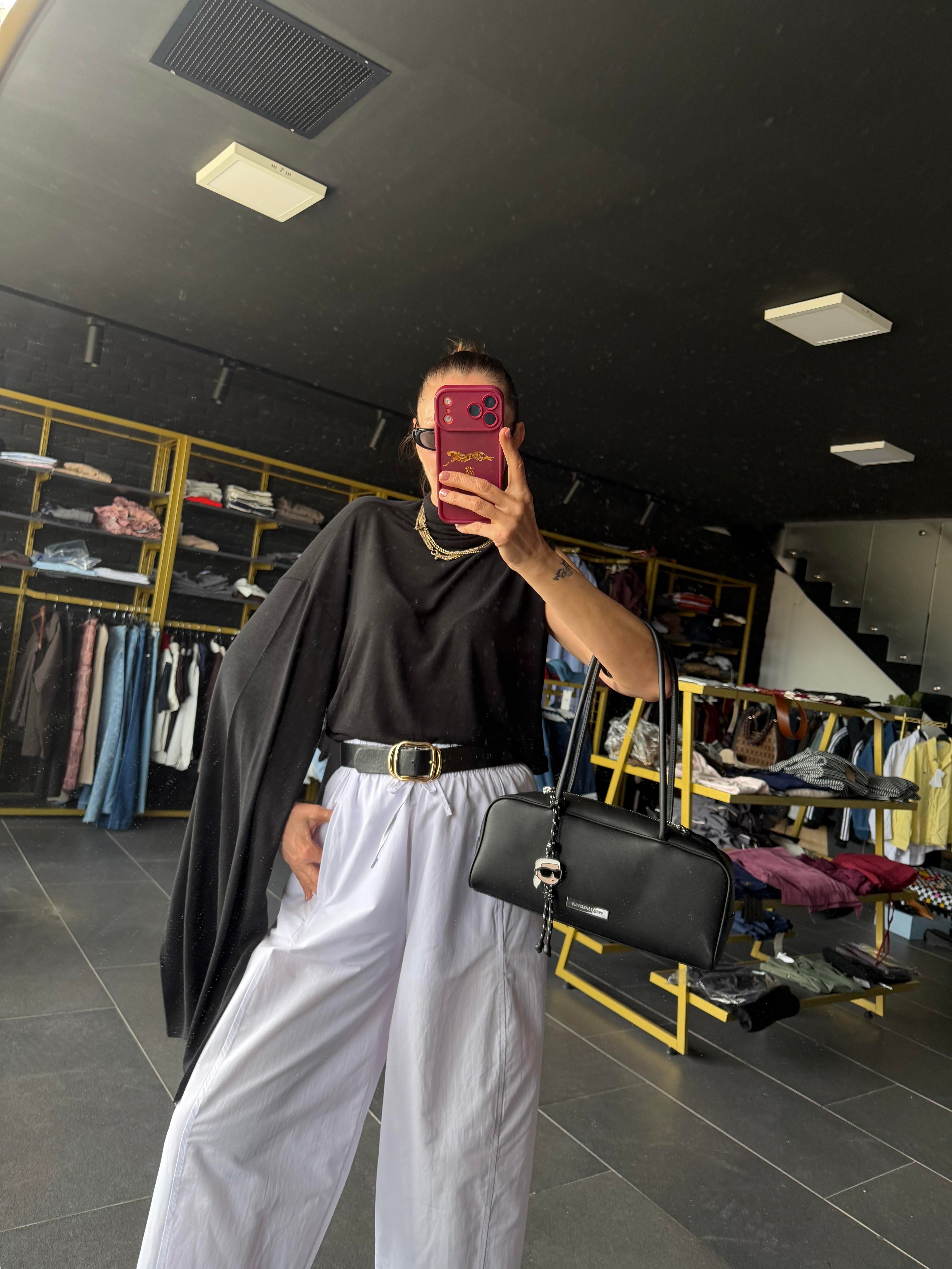 Mozart Siyah Tek Kol Tshirt